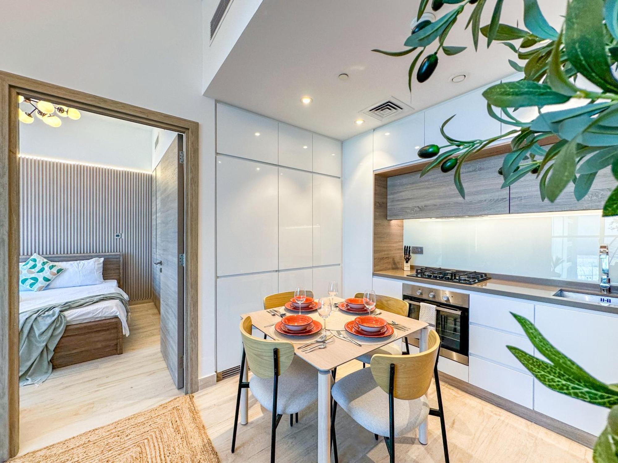 Super Luxury Flat Desing With Sea, Marina And Pool View Dubai