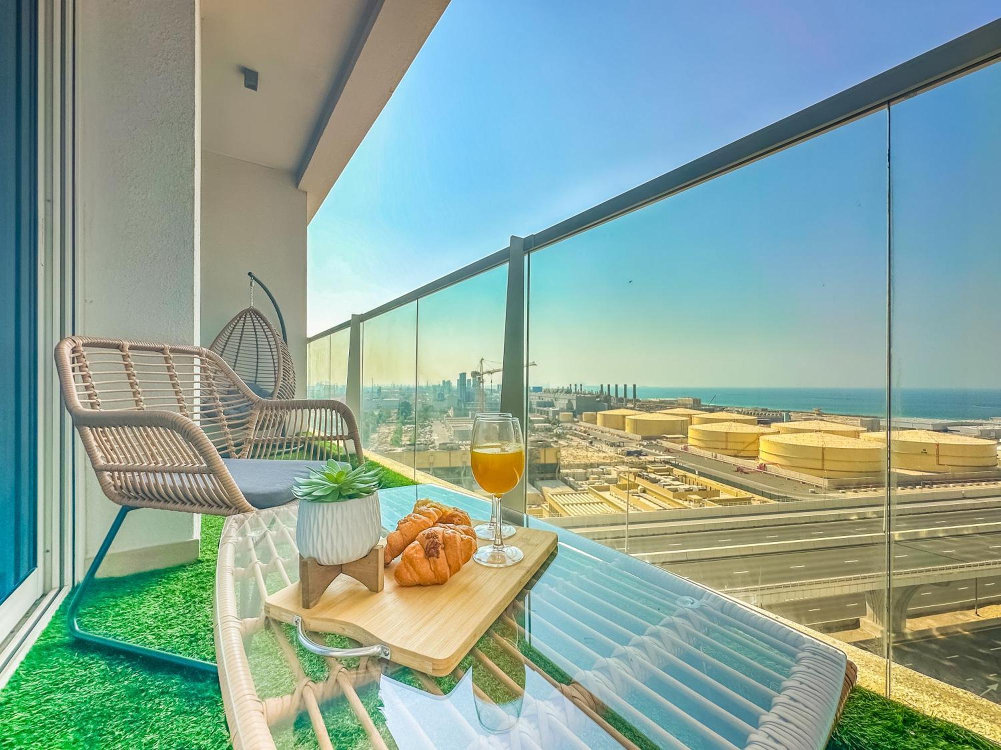 Super Luxury Flat Desing With Sea, Marina And Pool View Apartment *