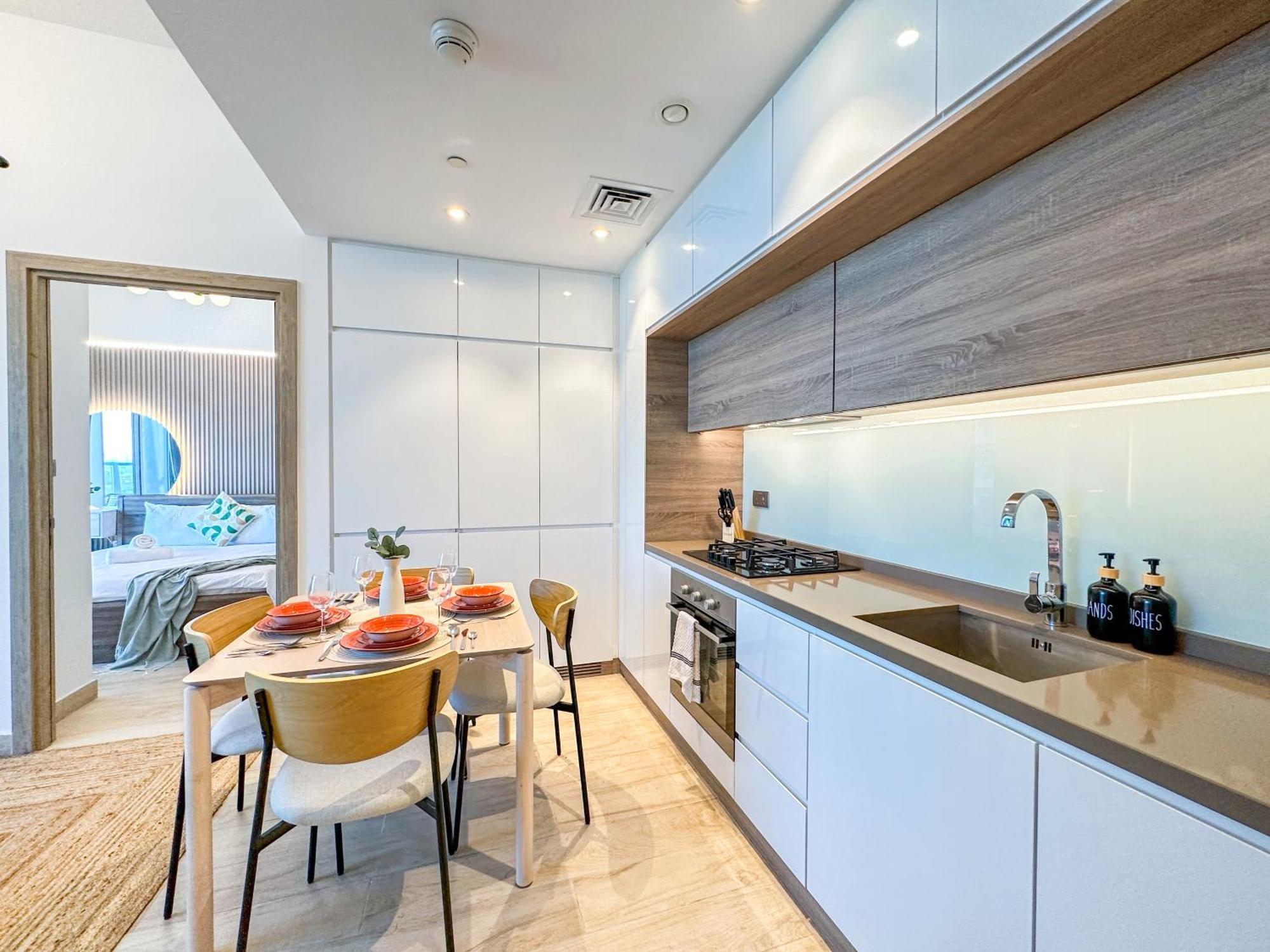 Super Luxury Flat Desing With Sea, Marina And Pool View Dubai