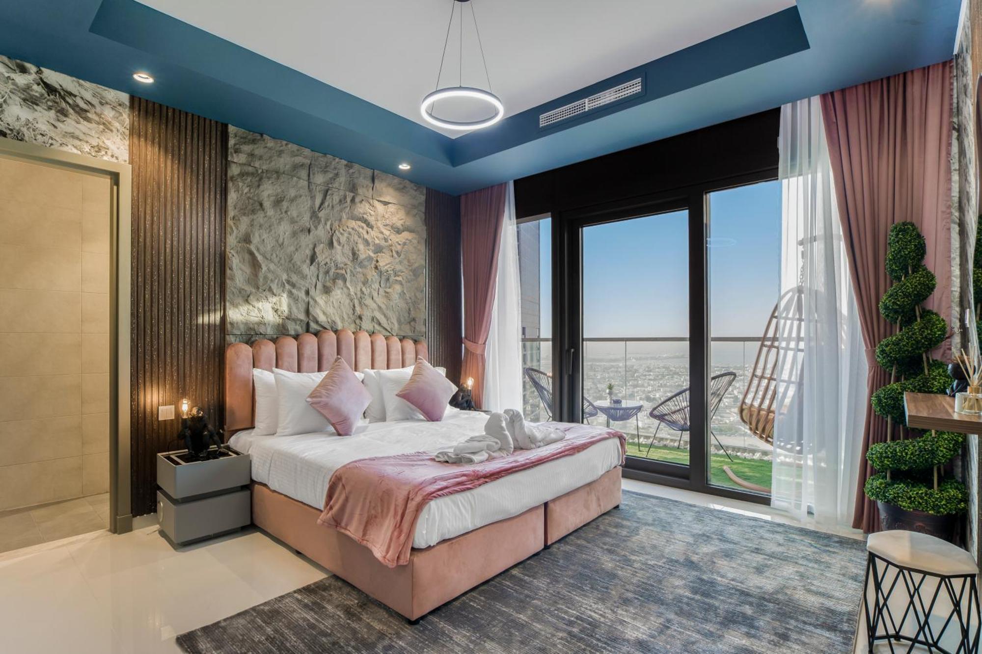 Pool In The Clouds With Burj Khalifa View, 2br In Paramount Midtown * Dubai