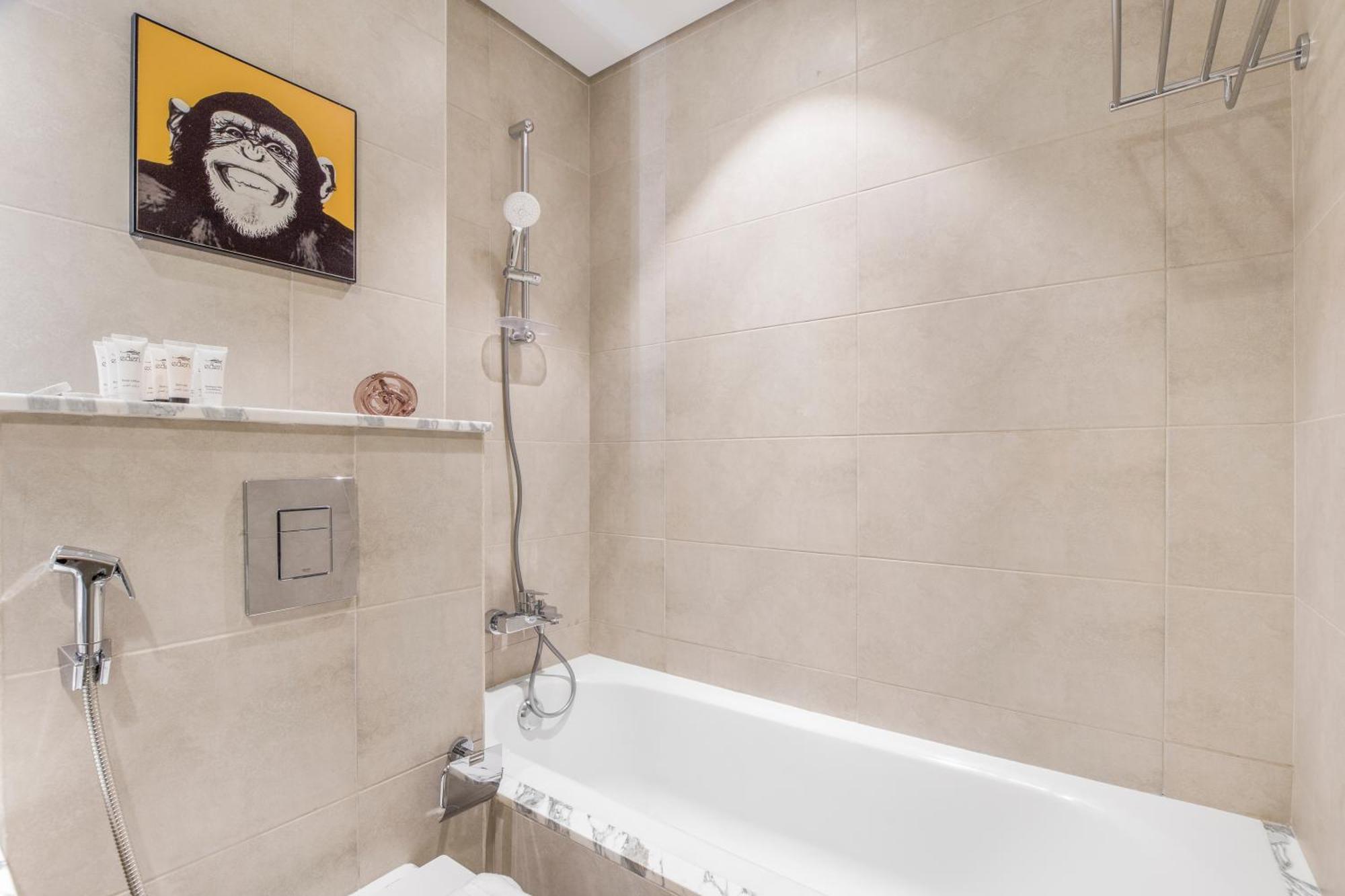 Pool In The Clouds With Burj Khalifa View, 2br In Paramount Midtown Apartment Dubai