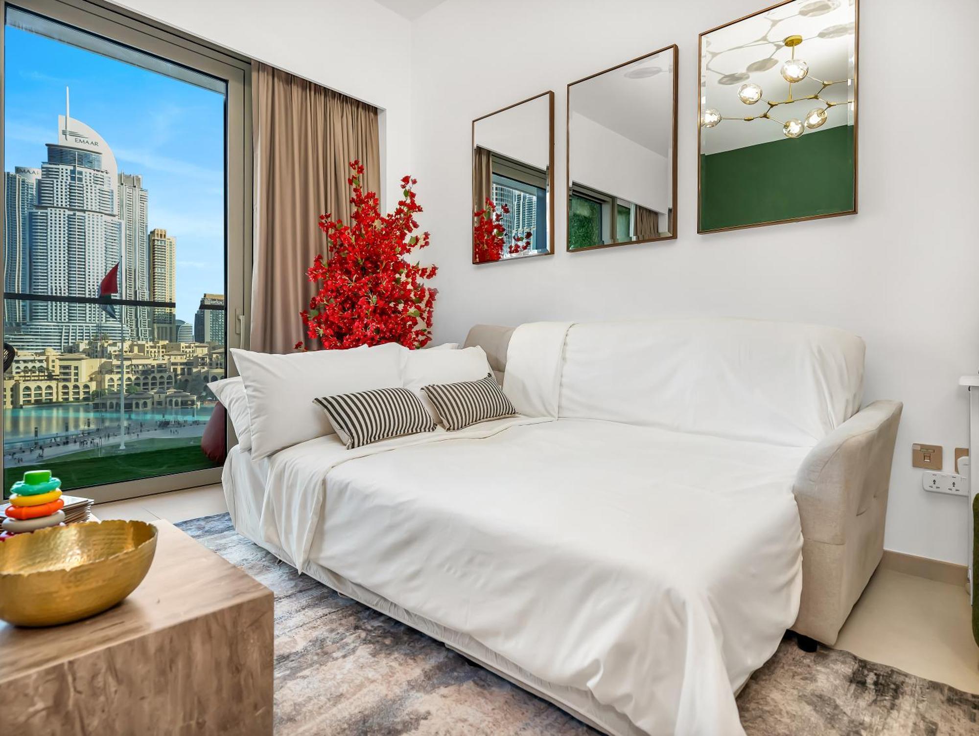 Direct Burj Khalifa & Fountain Views Lux 2br Dubai
