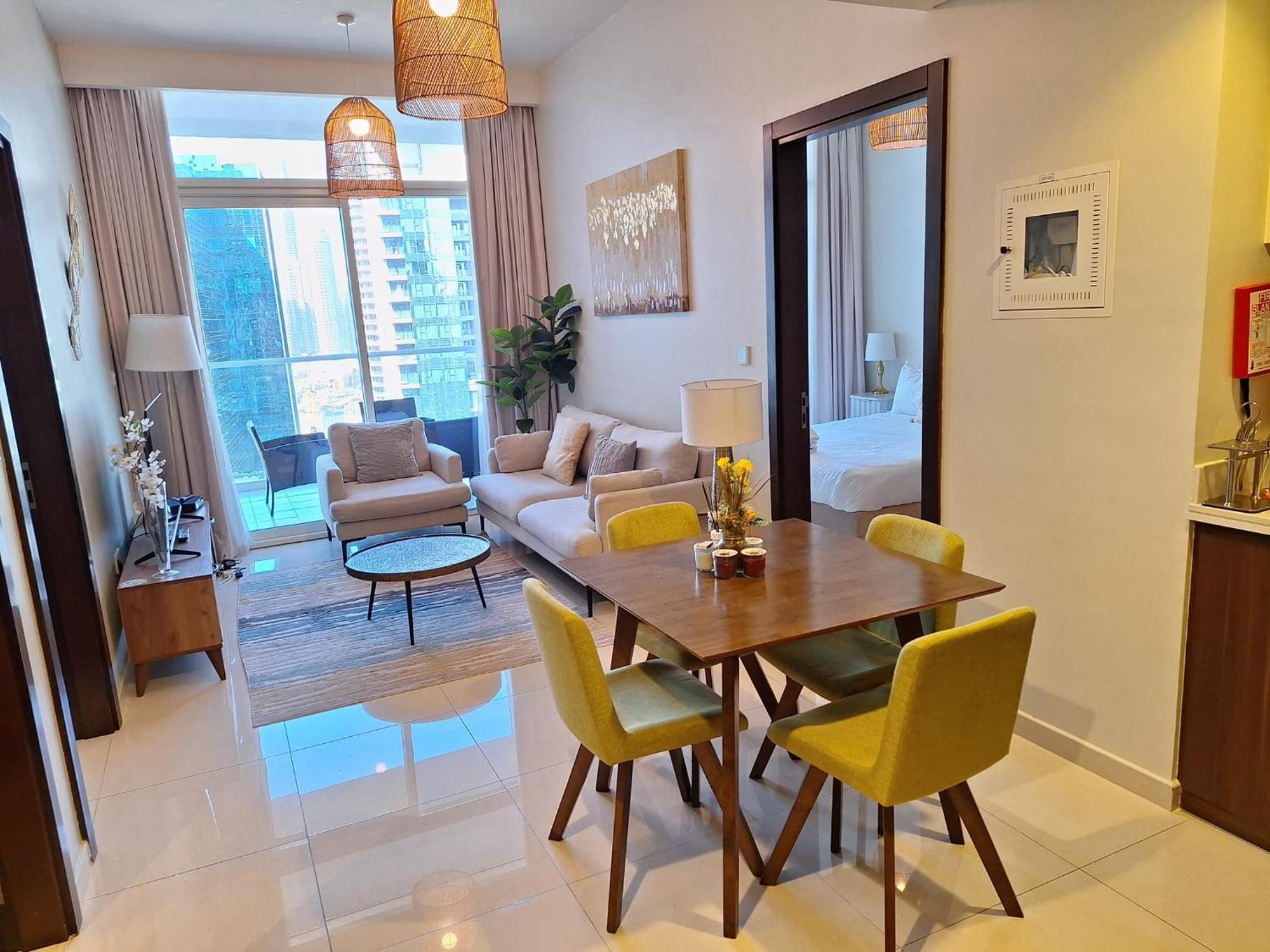 Burj Khalifa View! Modern 2br In Dubai's Business Bay Apartment Dubai