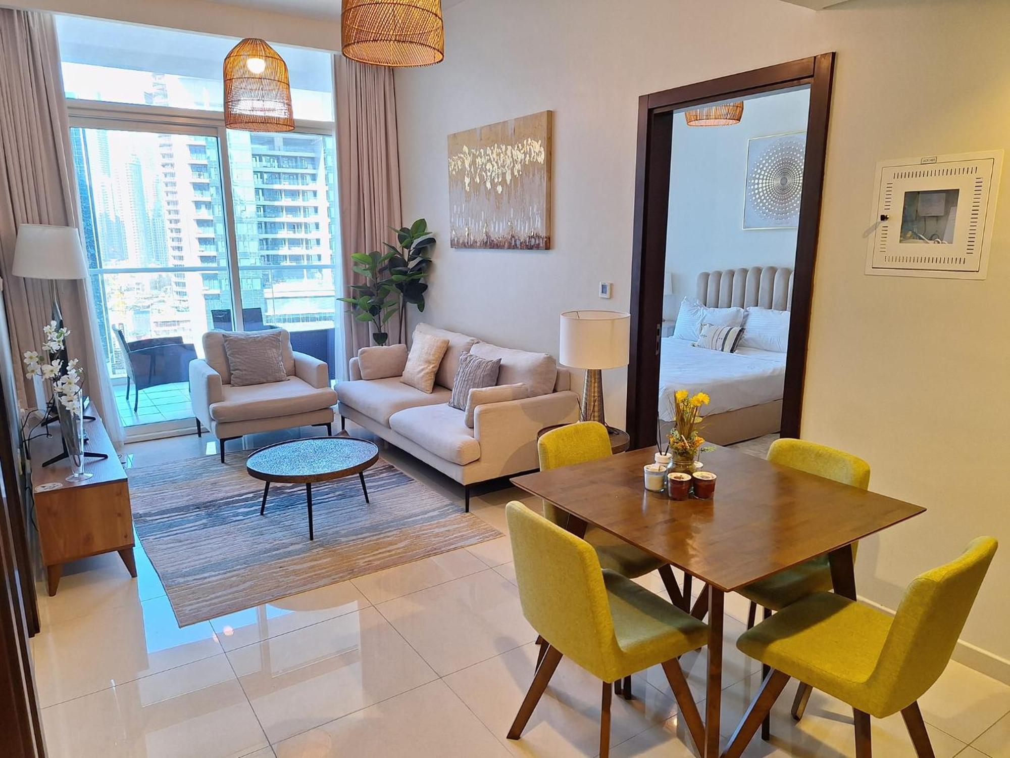 Burj Khalifa View! Modern 2br In Dubai's Business Bay Dubai