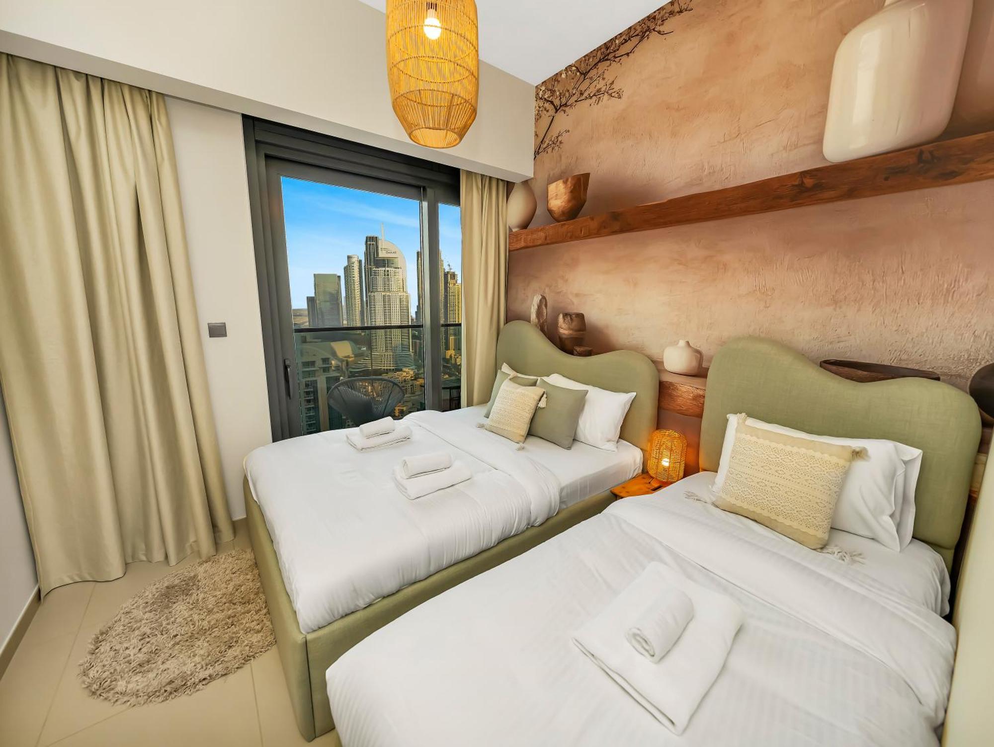 Wabi-sabi Style Fountain-view 4 Bedroom In The Sky * Dubai