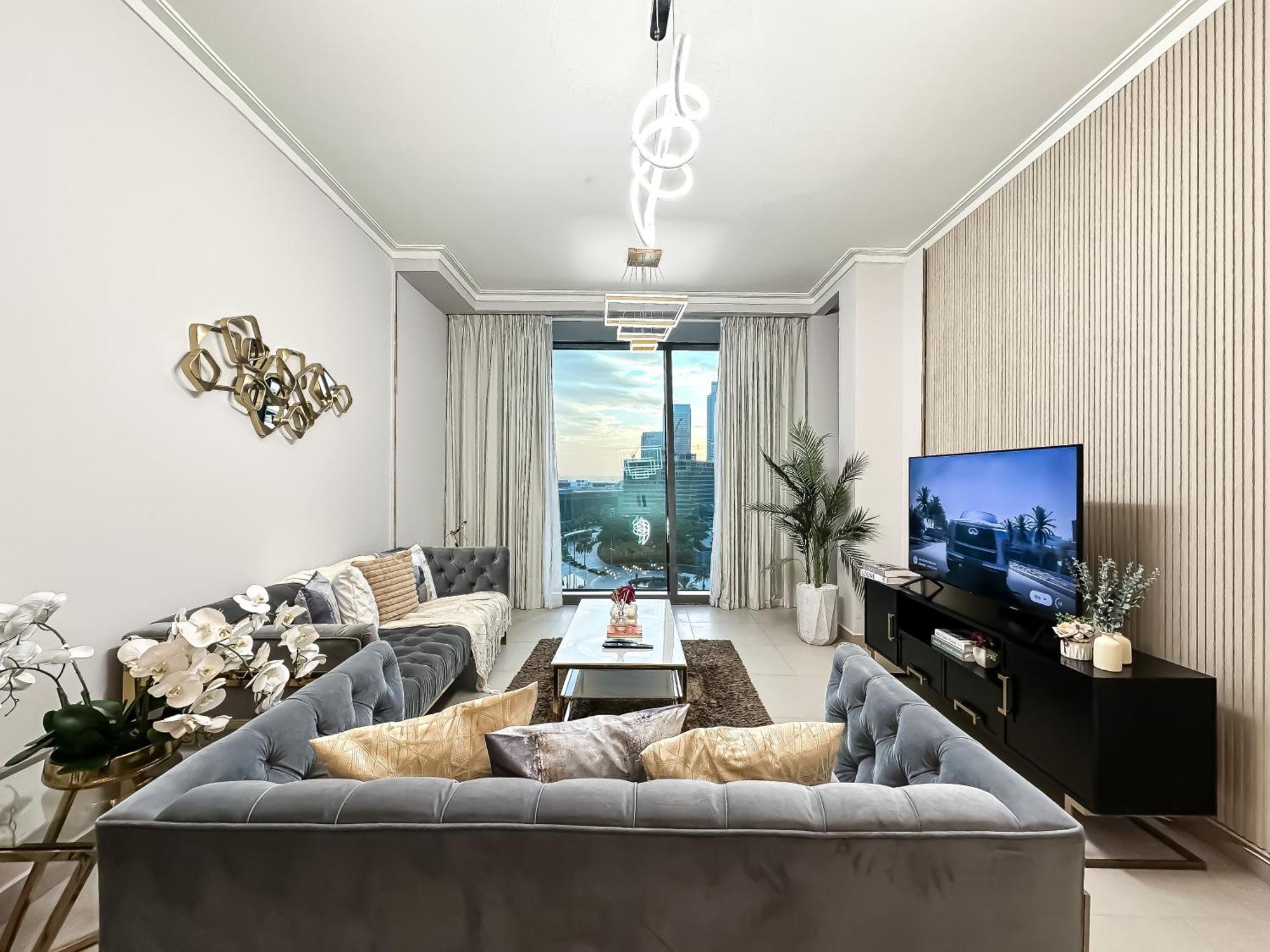 Apartment Urban Luxury 2br With Spectacular Burj Khalifa View Dubai