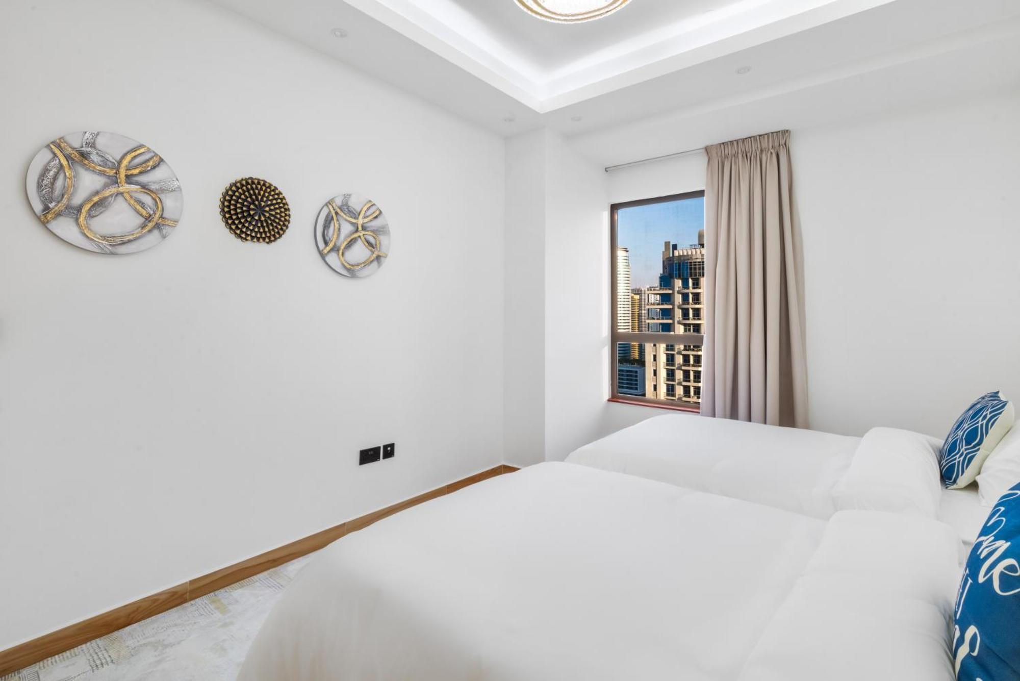 2br Marina View - Access - Sleeps 8 In Jbr * Dubai