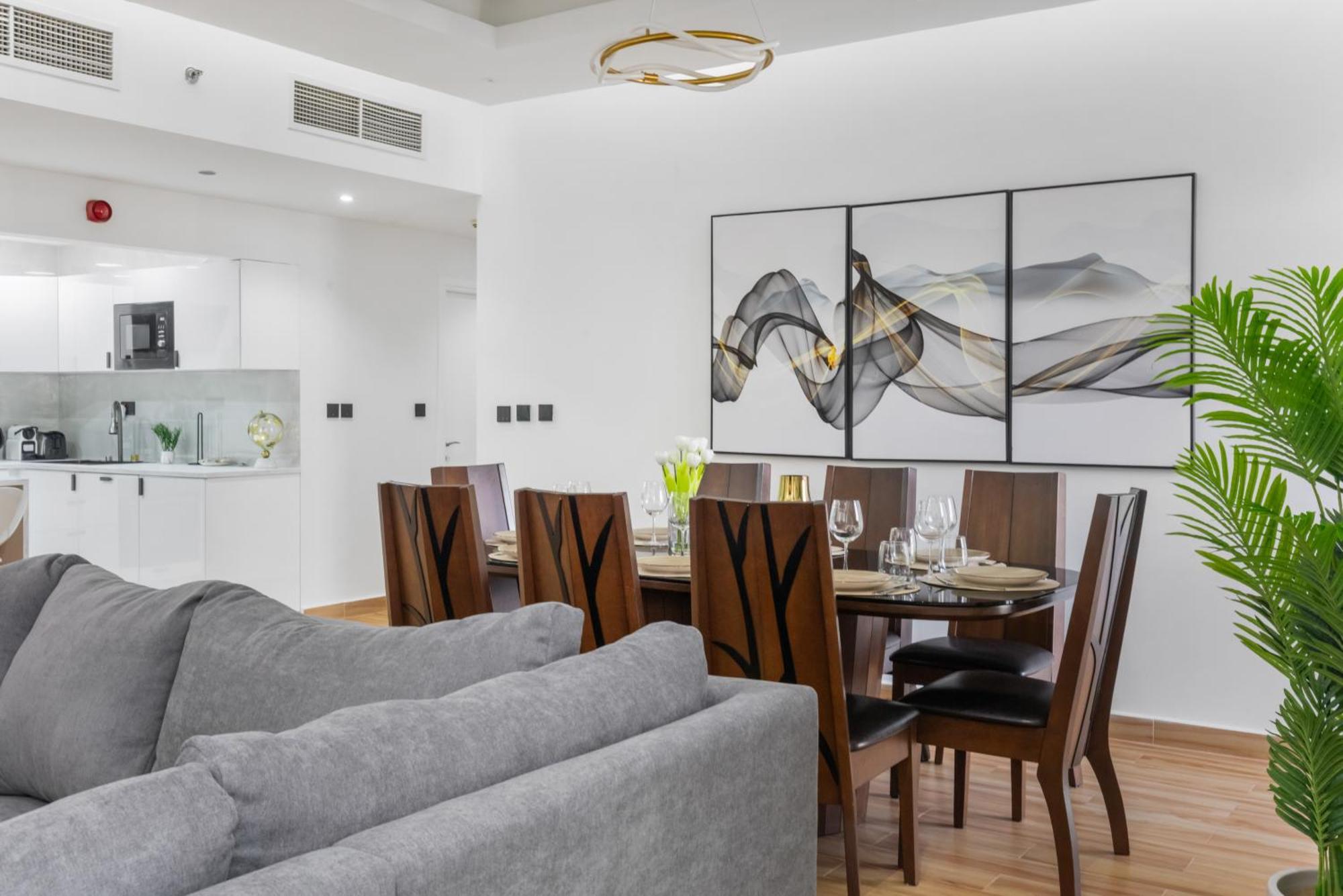 2br Marina View - Access - Sleeps 8 In Jbr Apartment
