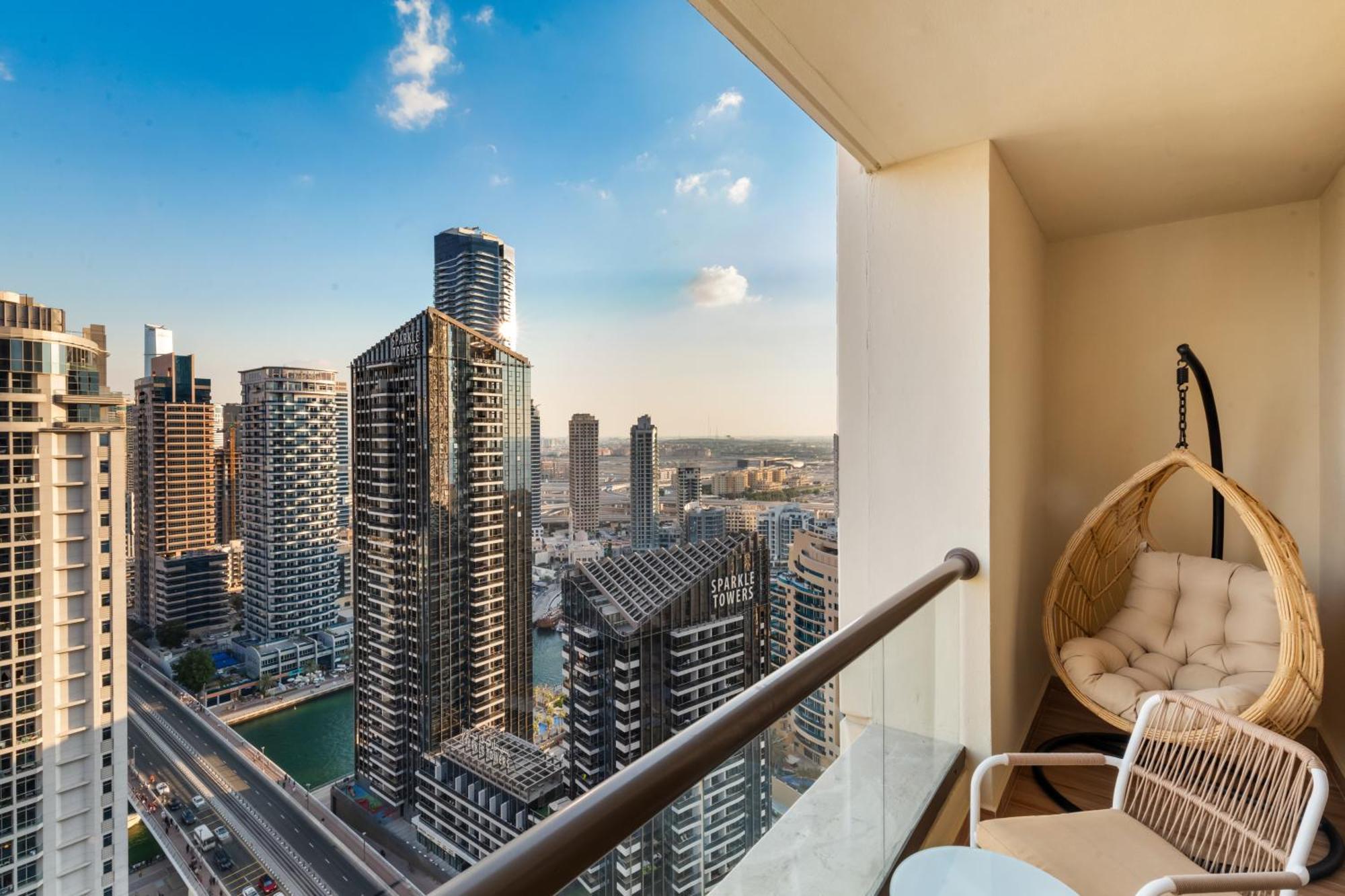 Apartment 2br Marina View - Access - Sleeps 8 In Jbr Dubai