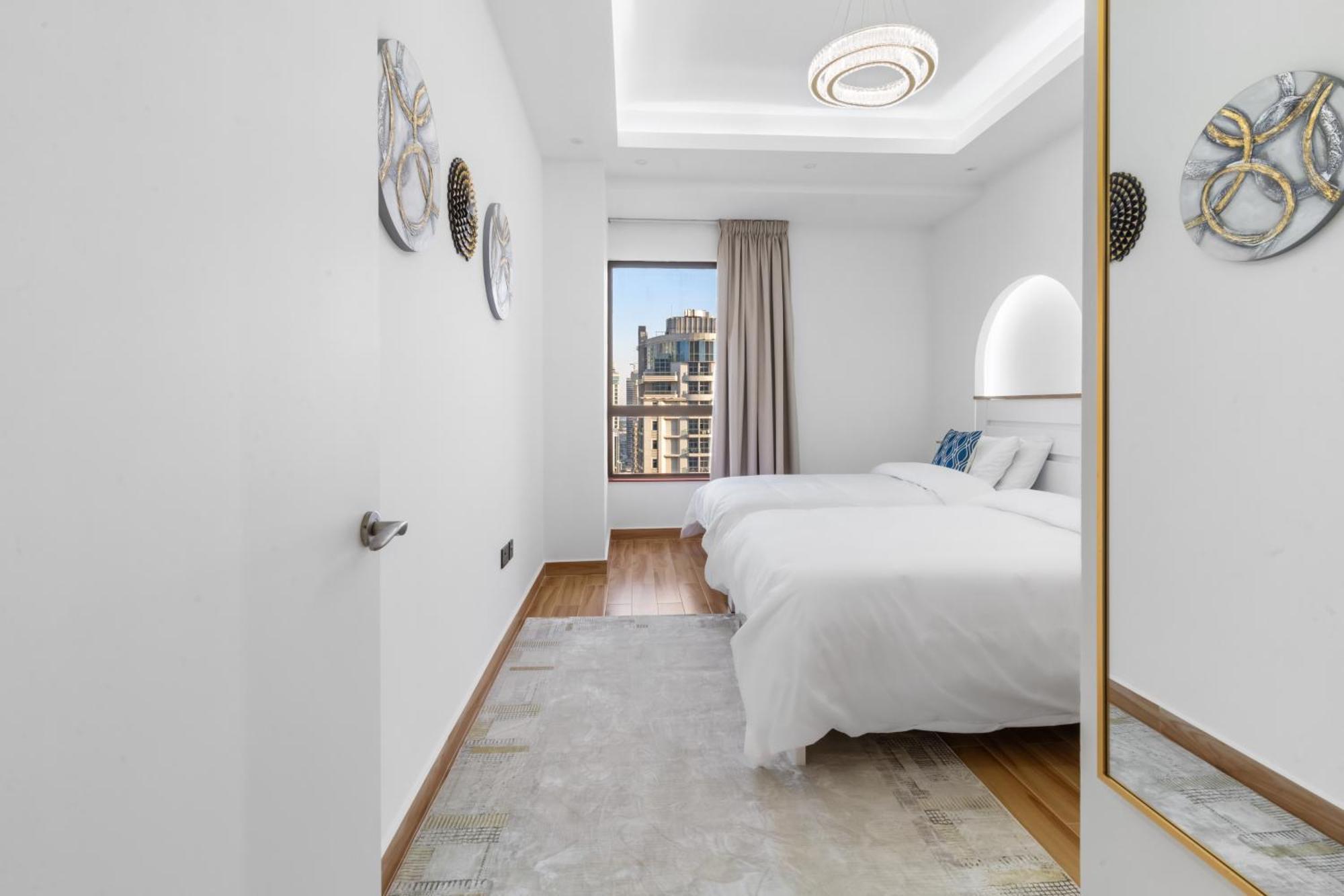 Apartment 2br Marina View - Access - Sleeps 8 In Jbr Dubai