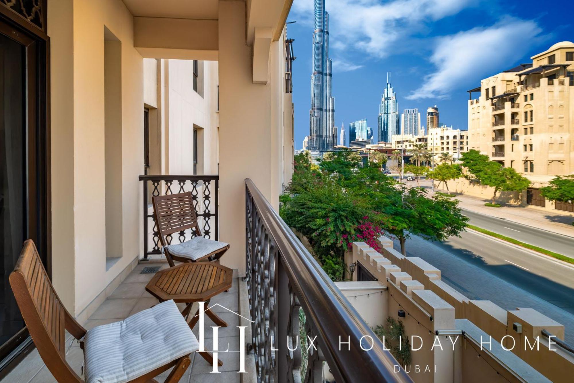 Lux Burj Khalifa View Across Mall * Dubai
