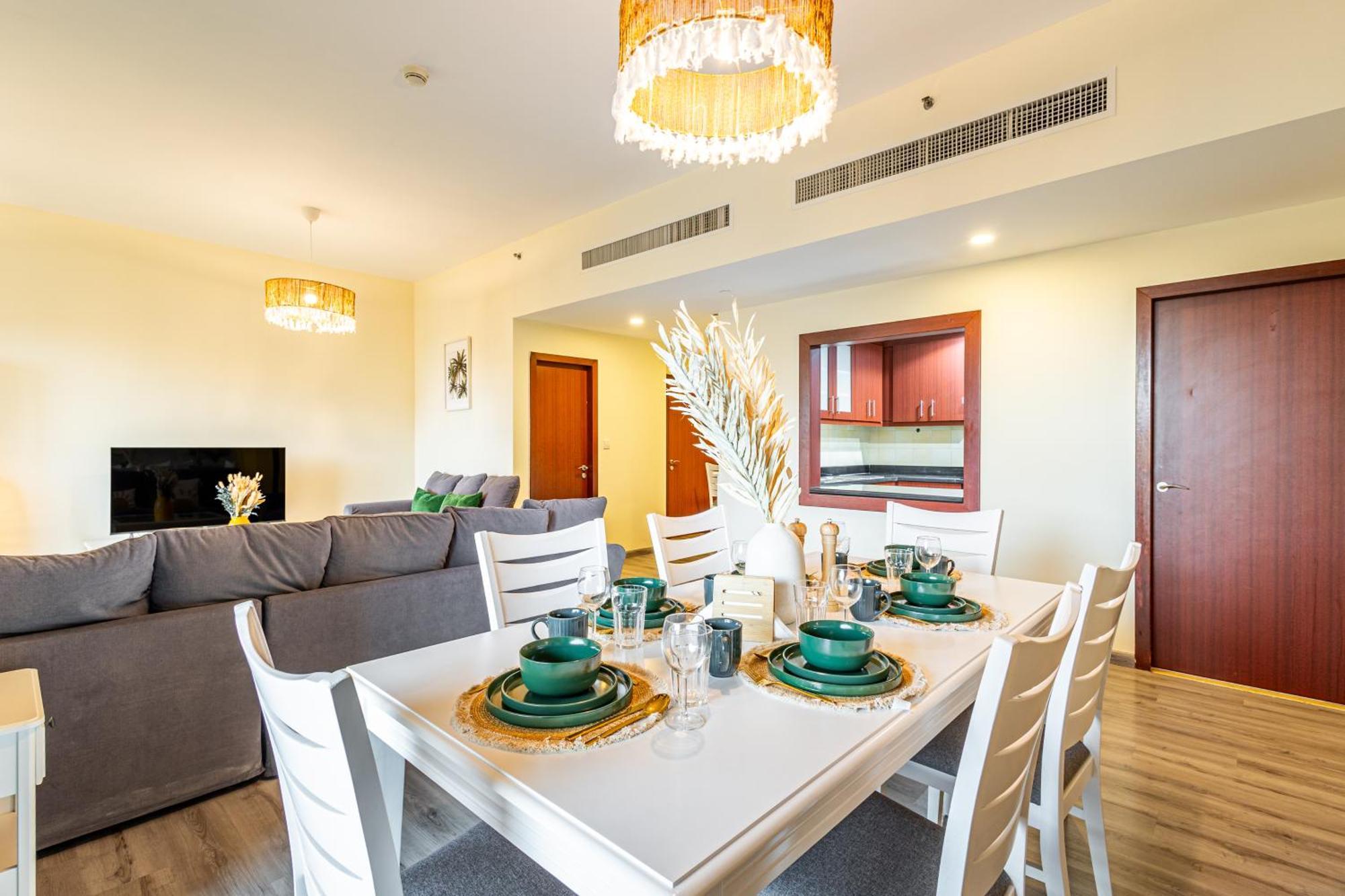 Family & Group Paradise - Jbr 3 Min Walk - Ain Views - Heart Of Jbr - 14 People Dubai