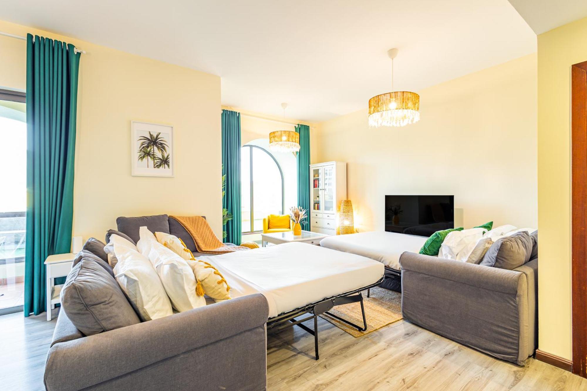 Family & Group Paradise - Jbr 3 Min Walk - Ain Views - Heart Of Jbr - 14 People Apartment *