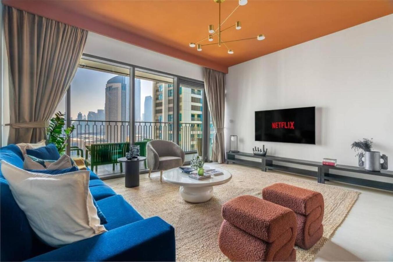 Apartment Chic & Luxurious With Burj Khalifa View *