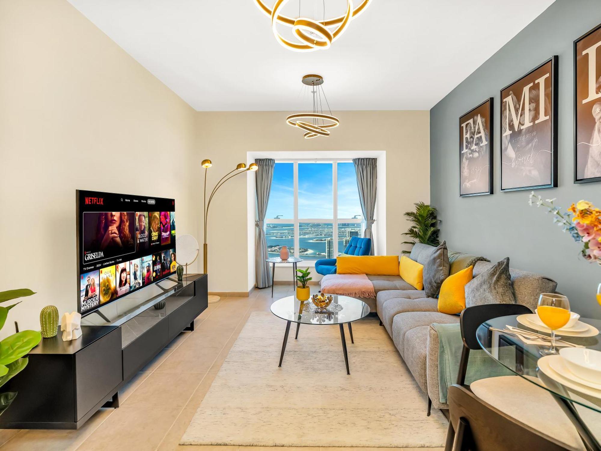 Amazing Full Sea And Palm View 58 Floor Apartment *