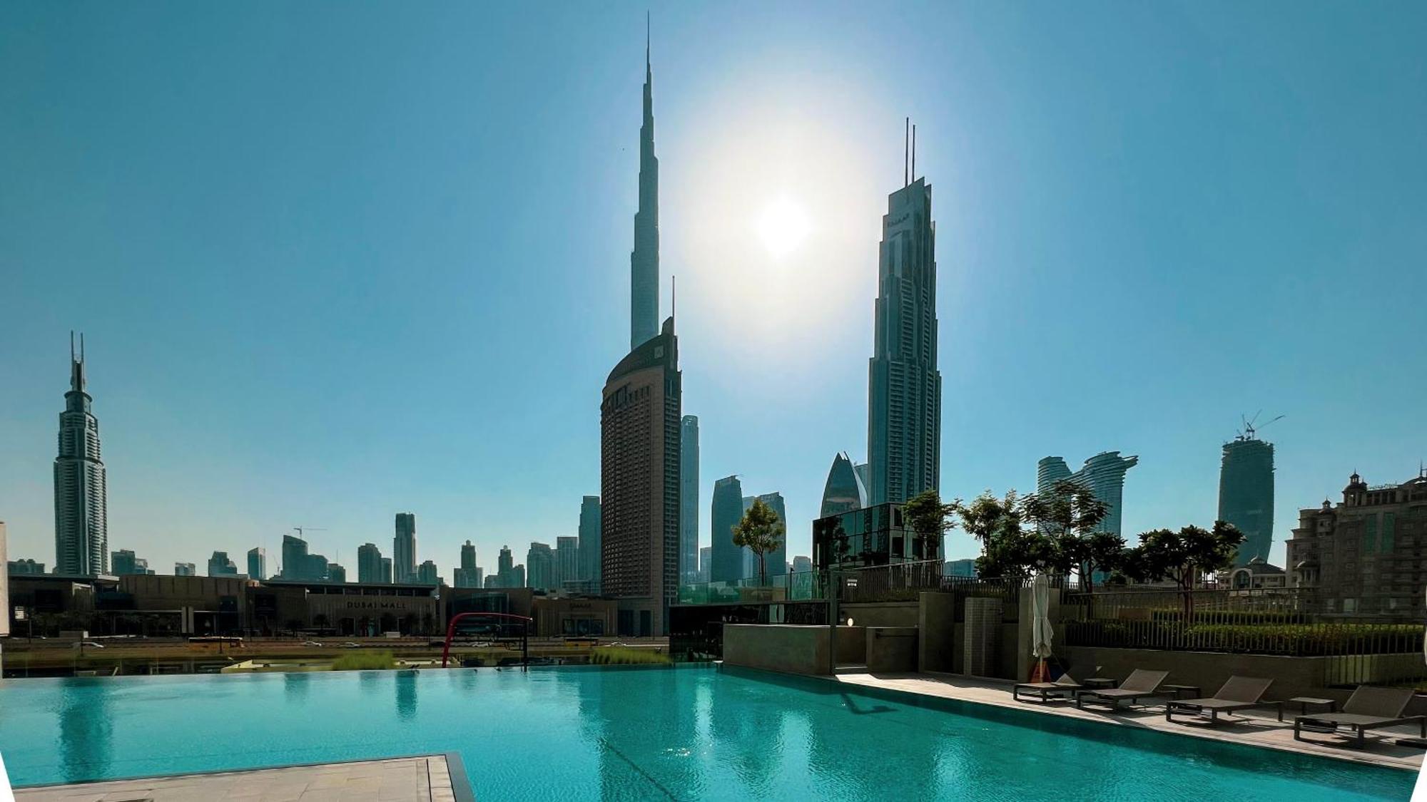 Apartment Premium 2 Bedroom High-floor Offering Spectacular Burj Khalifa & Fountain Views, Steps Away From Mall - Downtown By Stayfinity - Max 8 Guests *