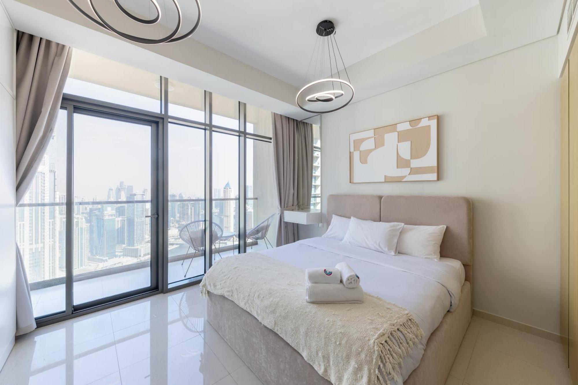 Stylish On 58th Floor With Stunning Views In Apartment *