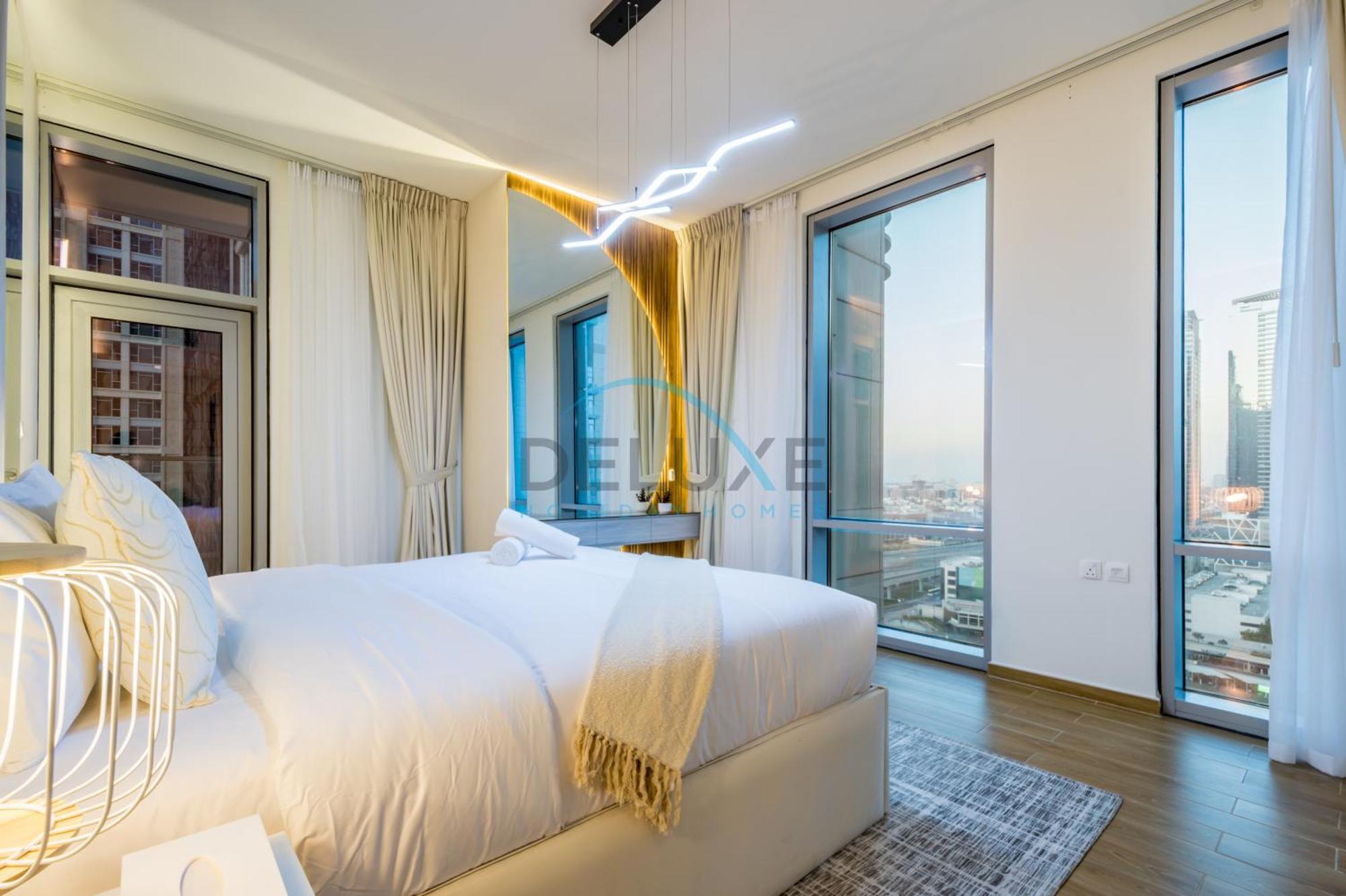 Apartment Chic 2br In Meera Tower, Business Bay By Deluxe Homes Dubai