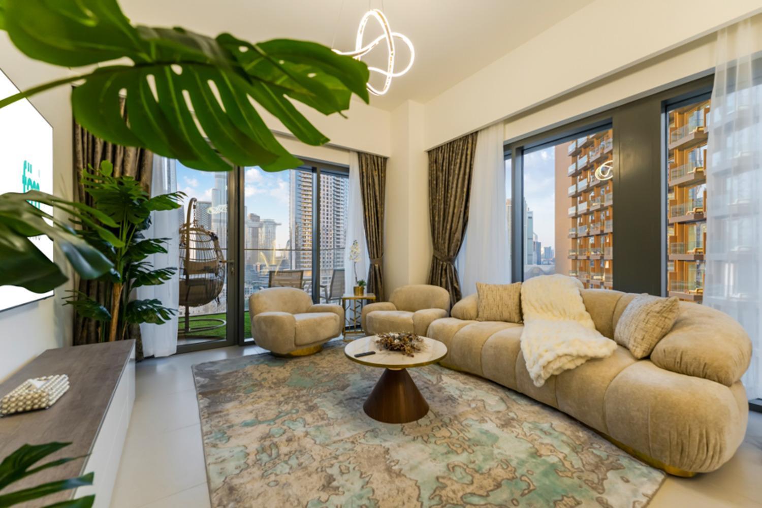 Fam Living - Burj Royale 2bedroom - Fountain And Burj Views