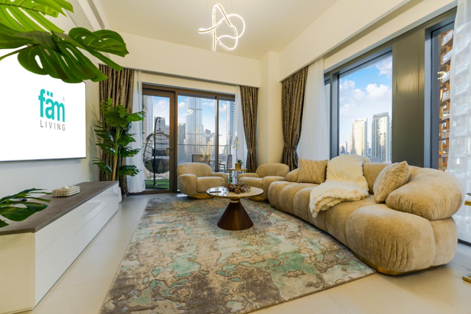 Fam Living - Burj Royale 2bedroom - Fountain And Burj Views Dubai