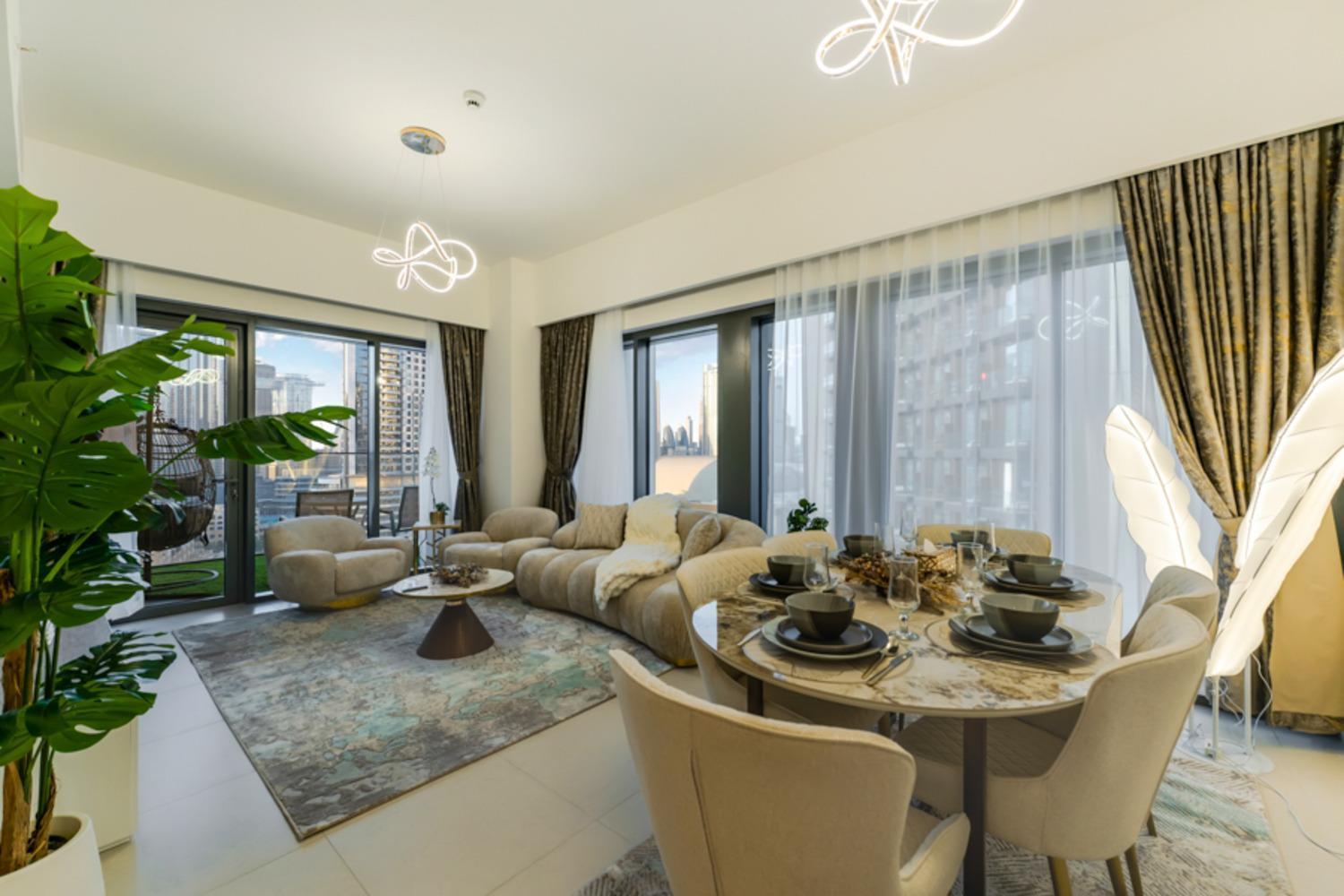 Fam Living - Burj Royale 2bedroom - Fountain And Burj Views