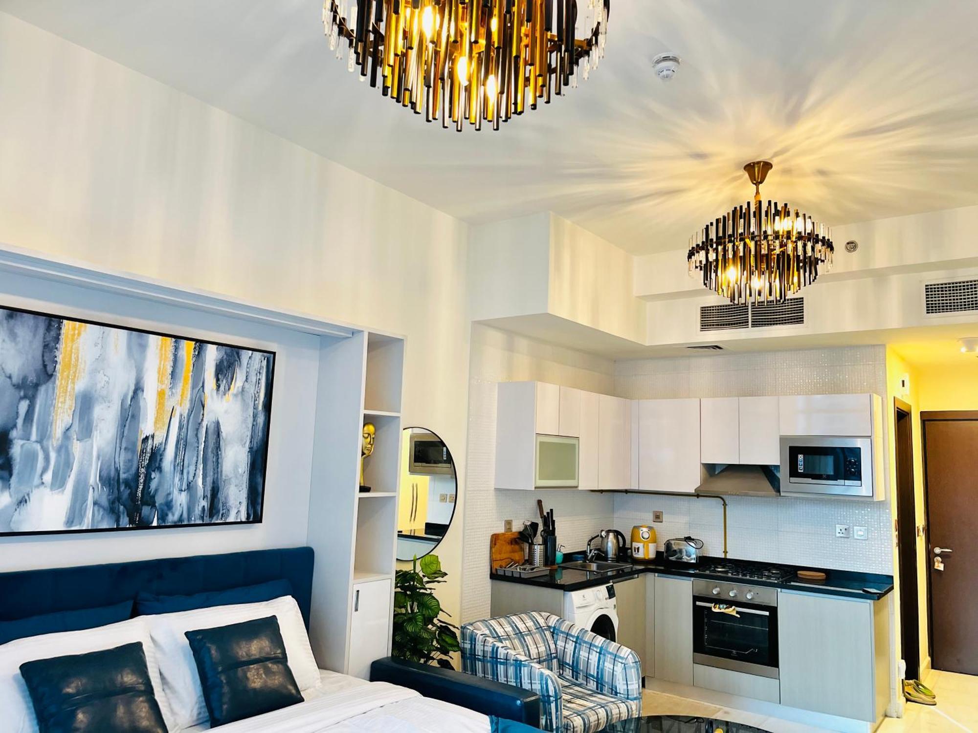 Marvellous Burj Khalifa View Studio, In Downtown Apartment