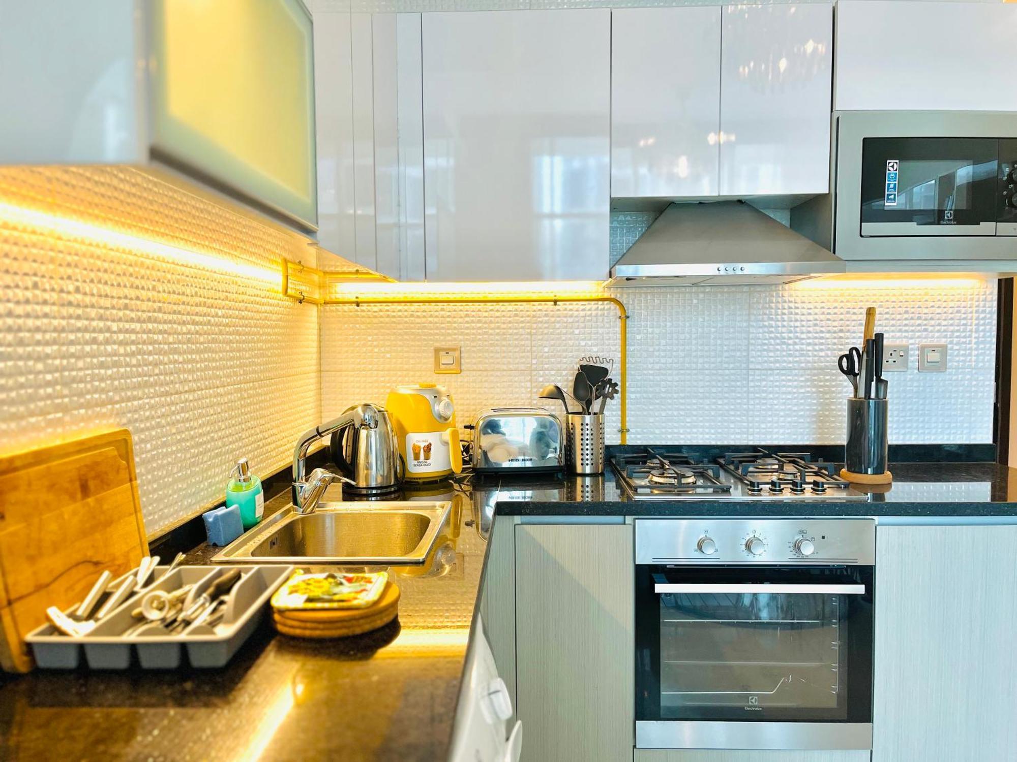 Marvellous Burj Khalifa View Studio, In Downtown Apartment *
