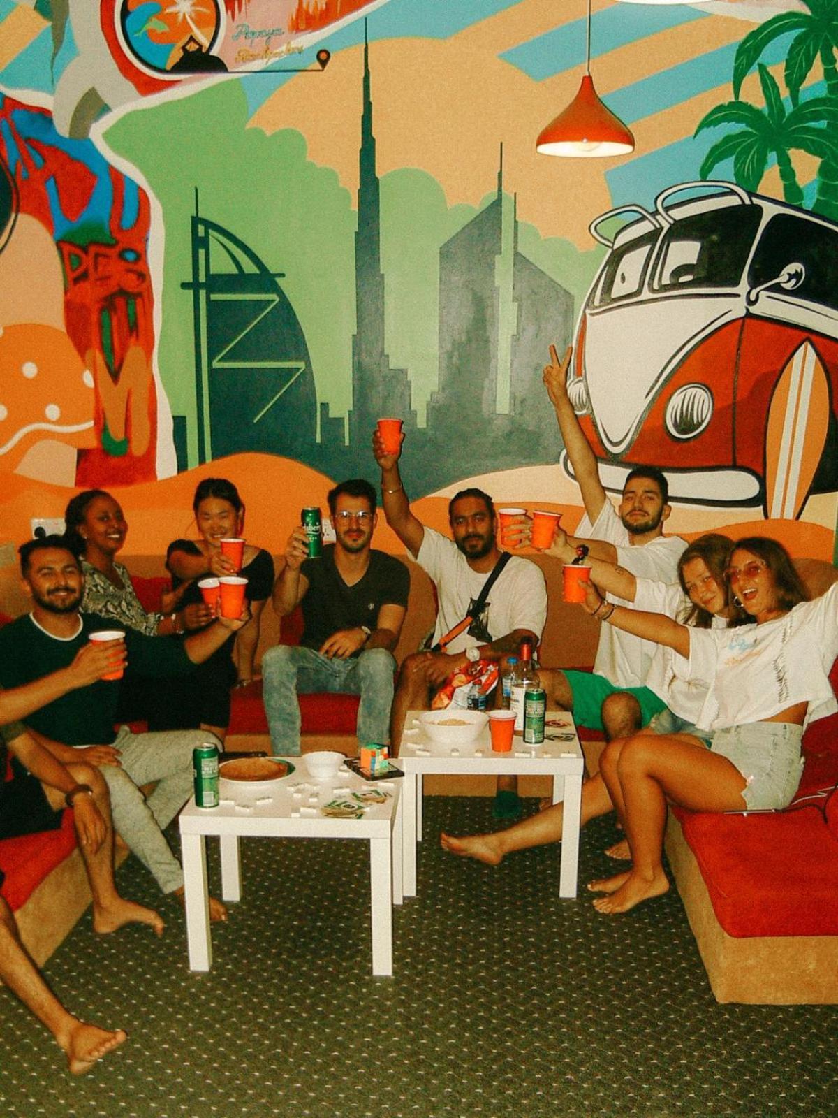 Capsule hotel Papaya Backpackers Dubai