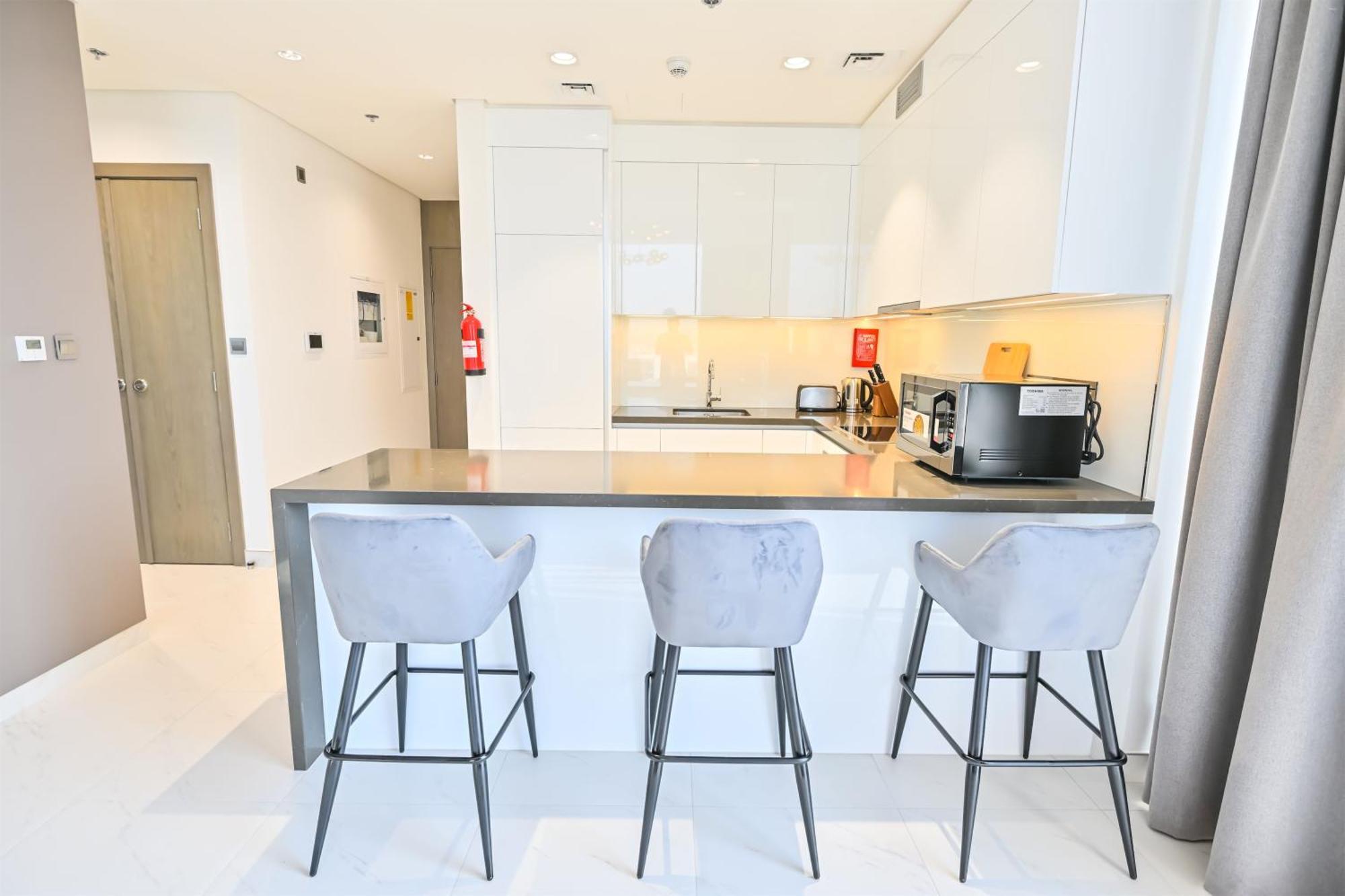 Stylish 1br By The Lagoon In District One Meydan Apartment