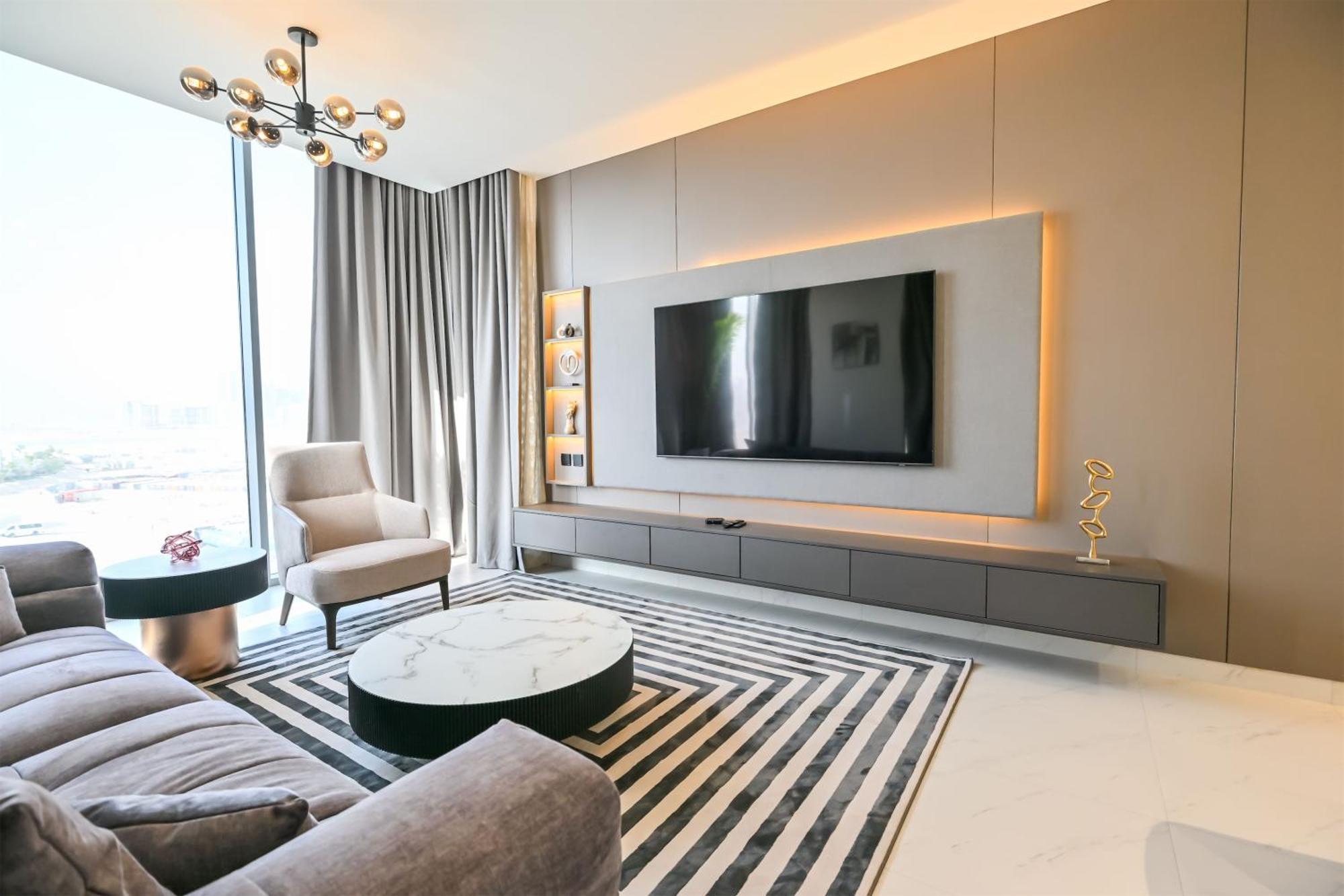 Stylish 1br By The Lagoon In District One Meydan