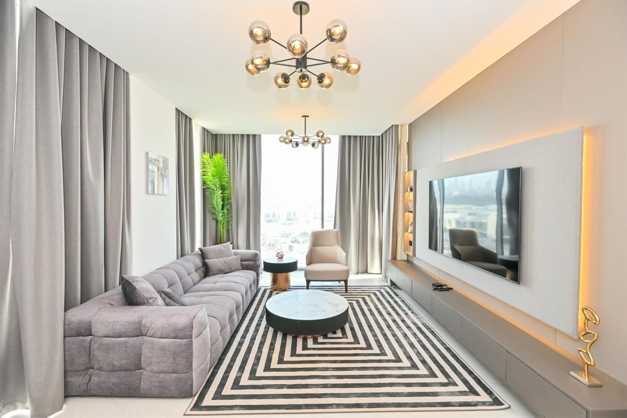 Stylish 1br By The Lagoon In District One Meydan