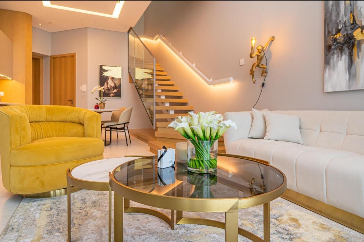 Iconic 1bedroom Duplex With Skyline Views Near Downtown & Burj Khalifa Apartment Dubai