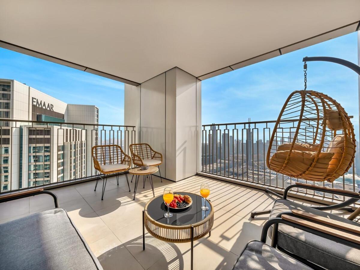 Apartment New Luxurious 4br With Burj Khalifa & Fountain View Near Difc
