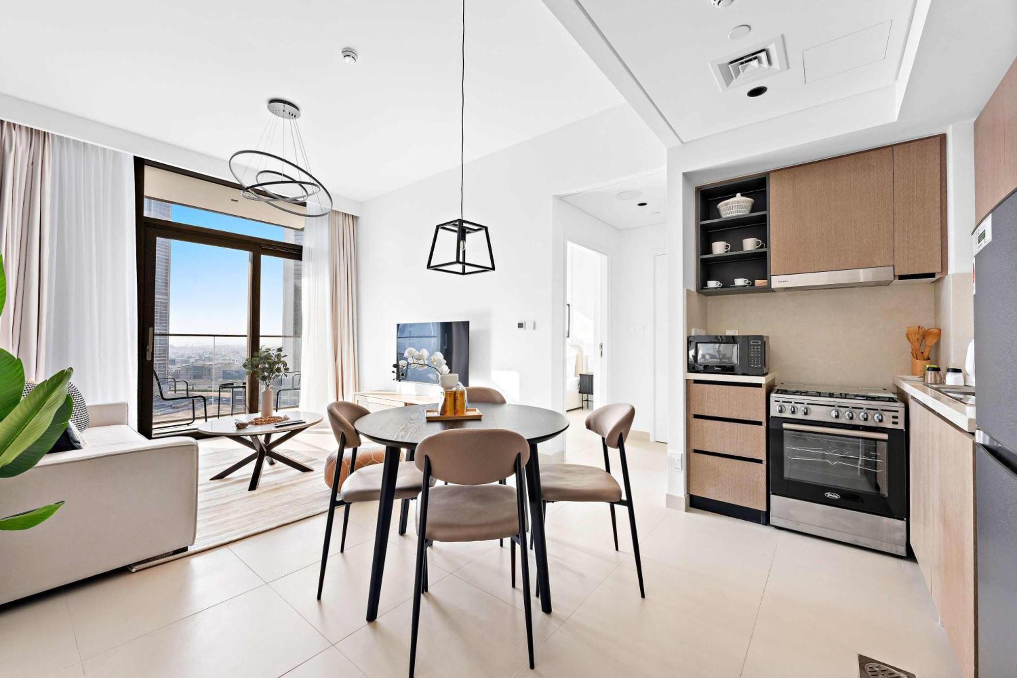Apartment Silkhaus Chic 1bdr Near Burj Khalifa With Balcony *