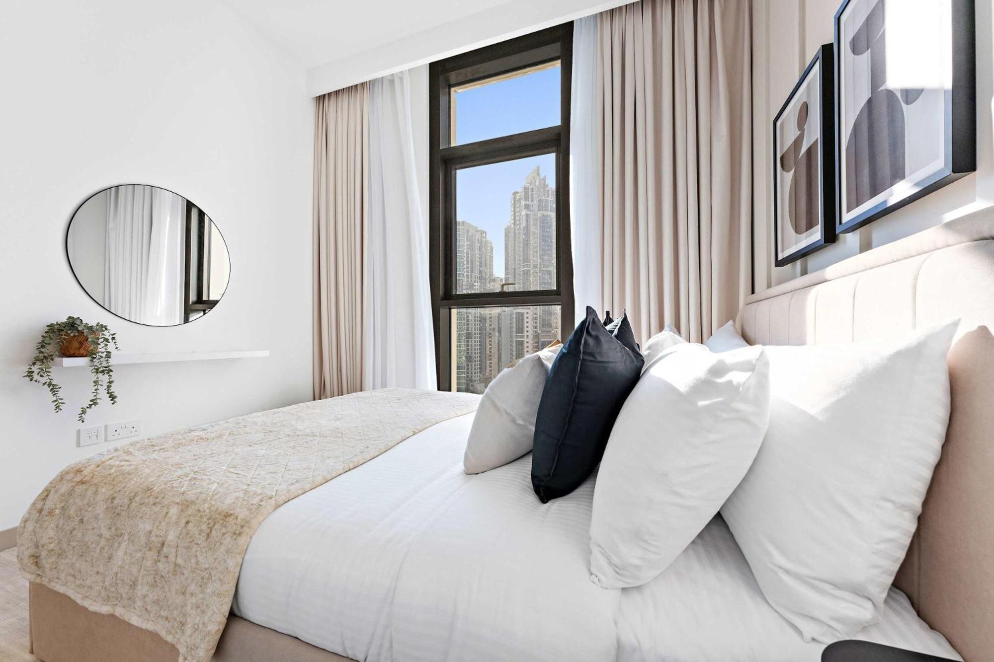 Silkhaus Chic 1bdr Near Burj Khalifa With Balcony Apartment *