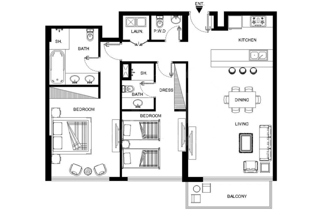 Apartment Lux The Burj Khalifa Lagoon View *