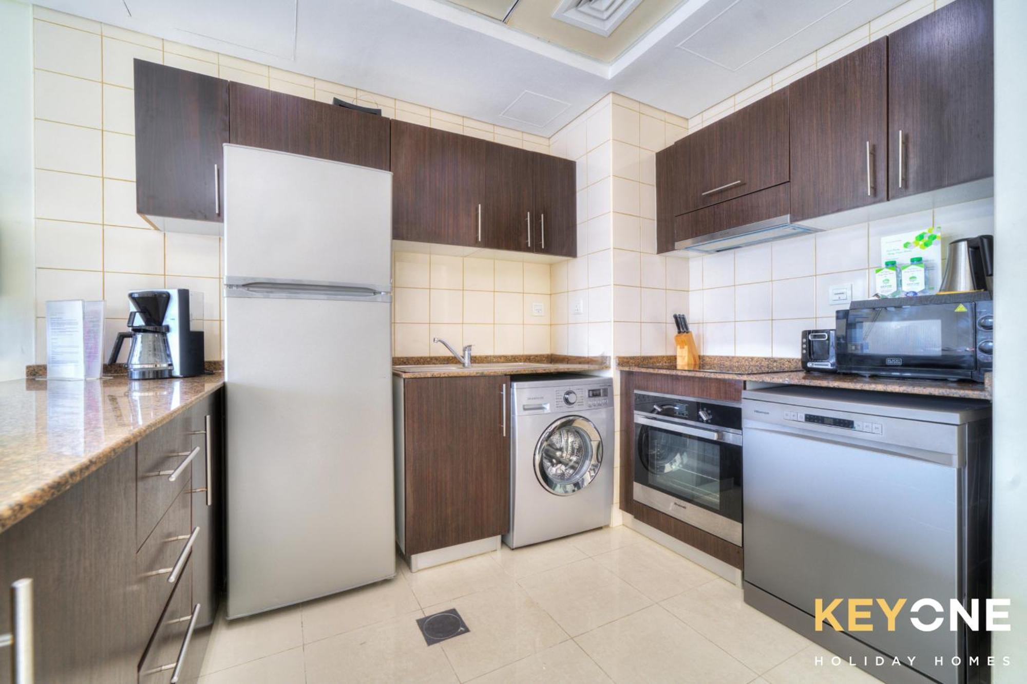 Contemporary One Bedroom With Full Marina View