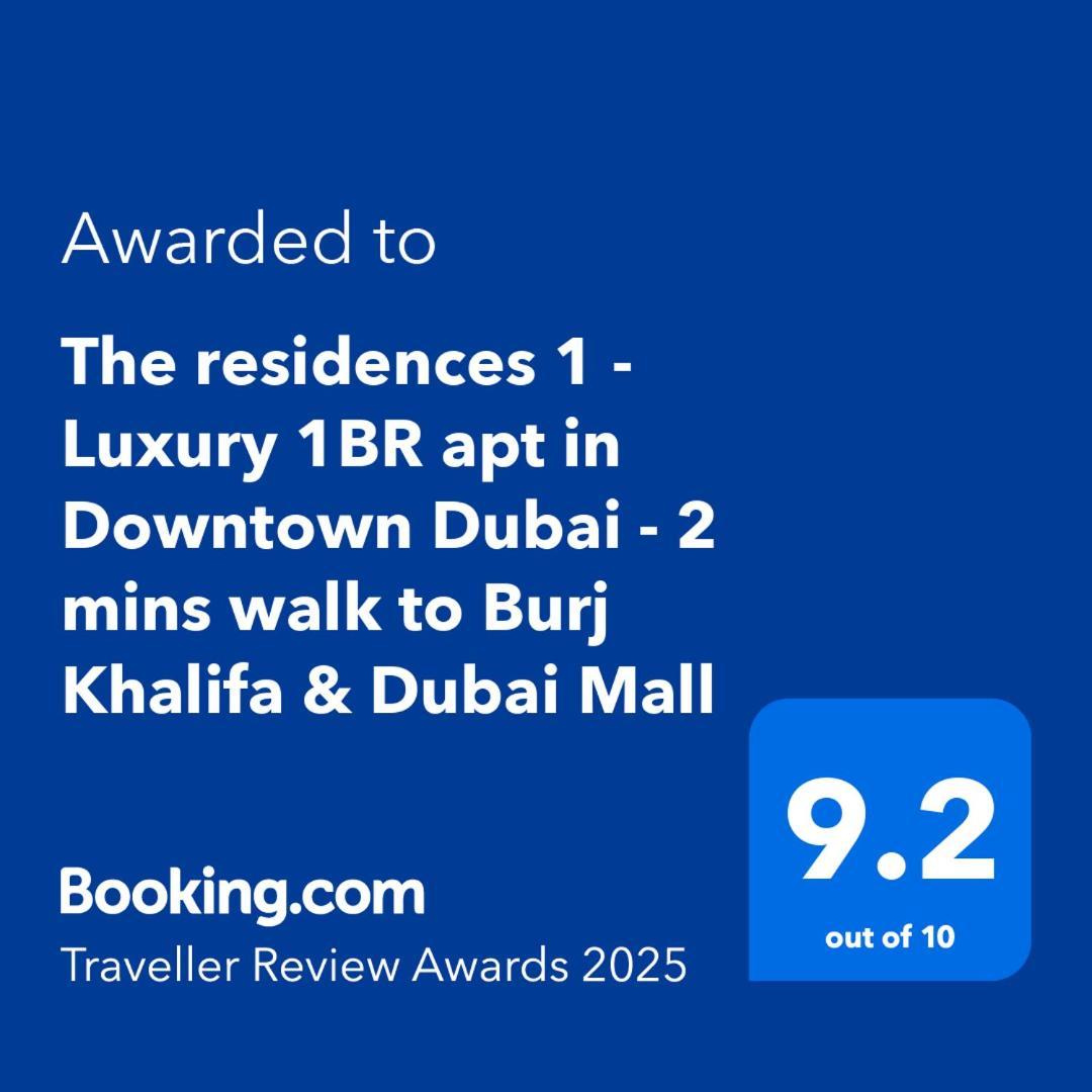 The Residences 1 - Luxury 1br In Downtown - 2 Mins Walk To Burj Khalifa & Mall * Dubai