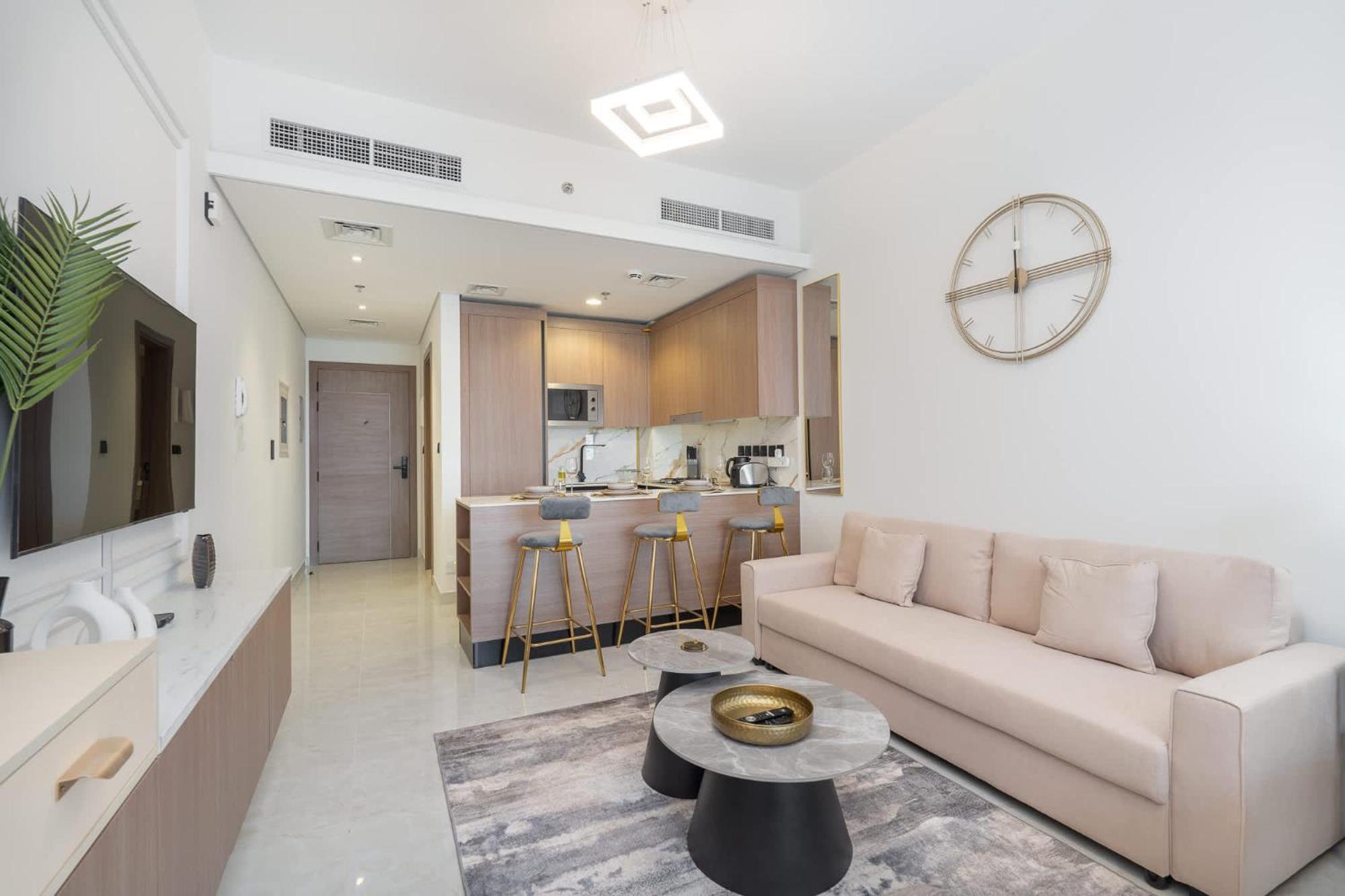 Peaceful Charming Perfect For 4 In Jvc Apartment *