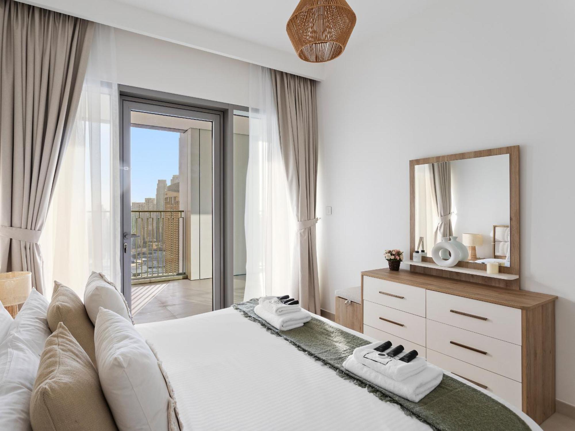Skyline 3bdr 1guest With Burj Khalifa & Fountain View *