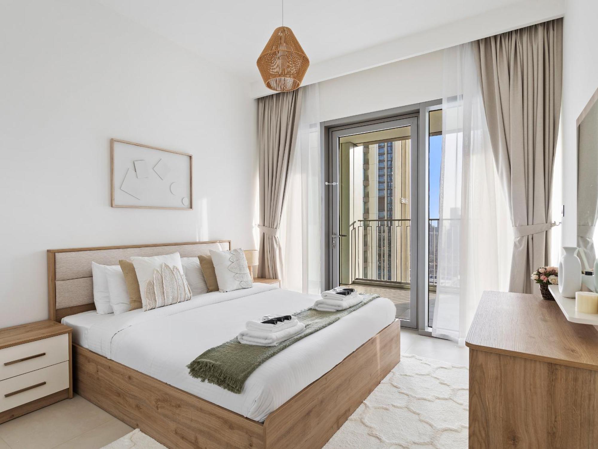 Skyline 3bdr 1guest With Burj Khalifa & Fountain View Apartment *