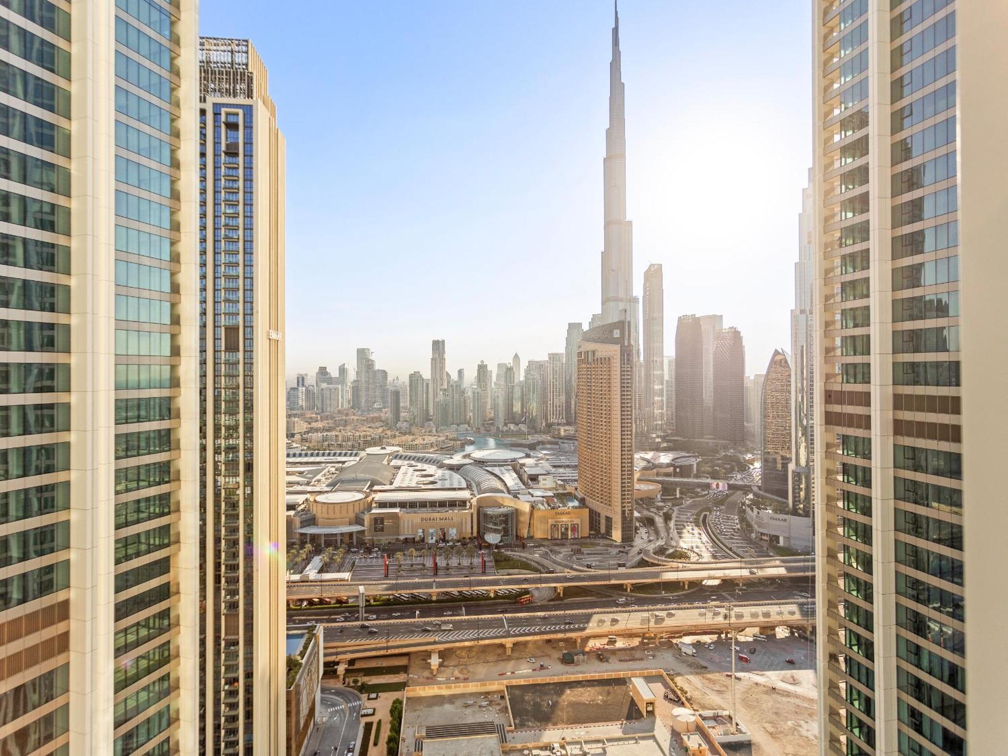 Skyline 3bdr 1guest With Burj Khalifa & Fountain View Dubai