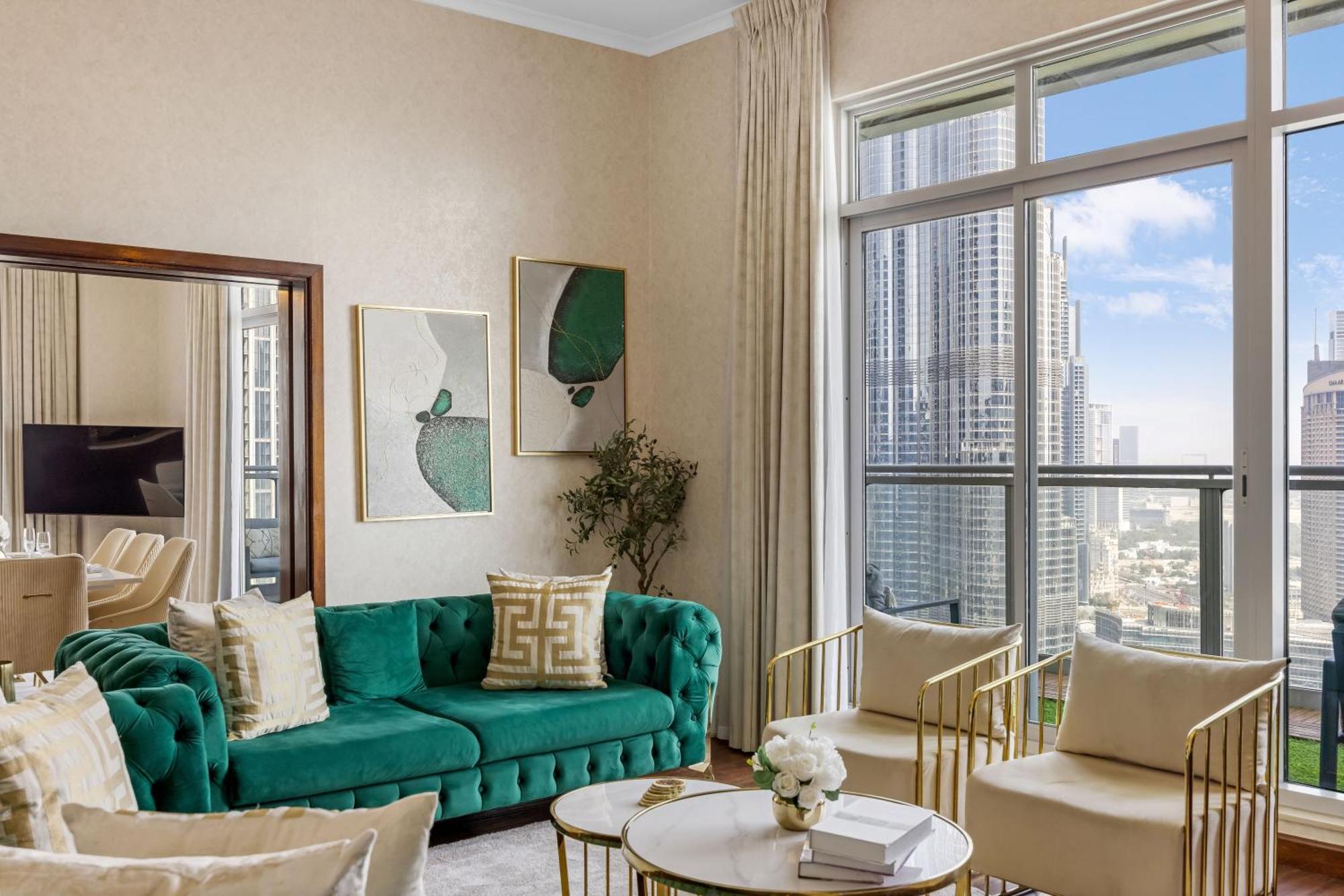 Apartment Durrani Homes - Alluring 5br Penthouse With Burj Khalifa And Fountain View *
