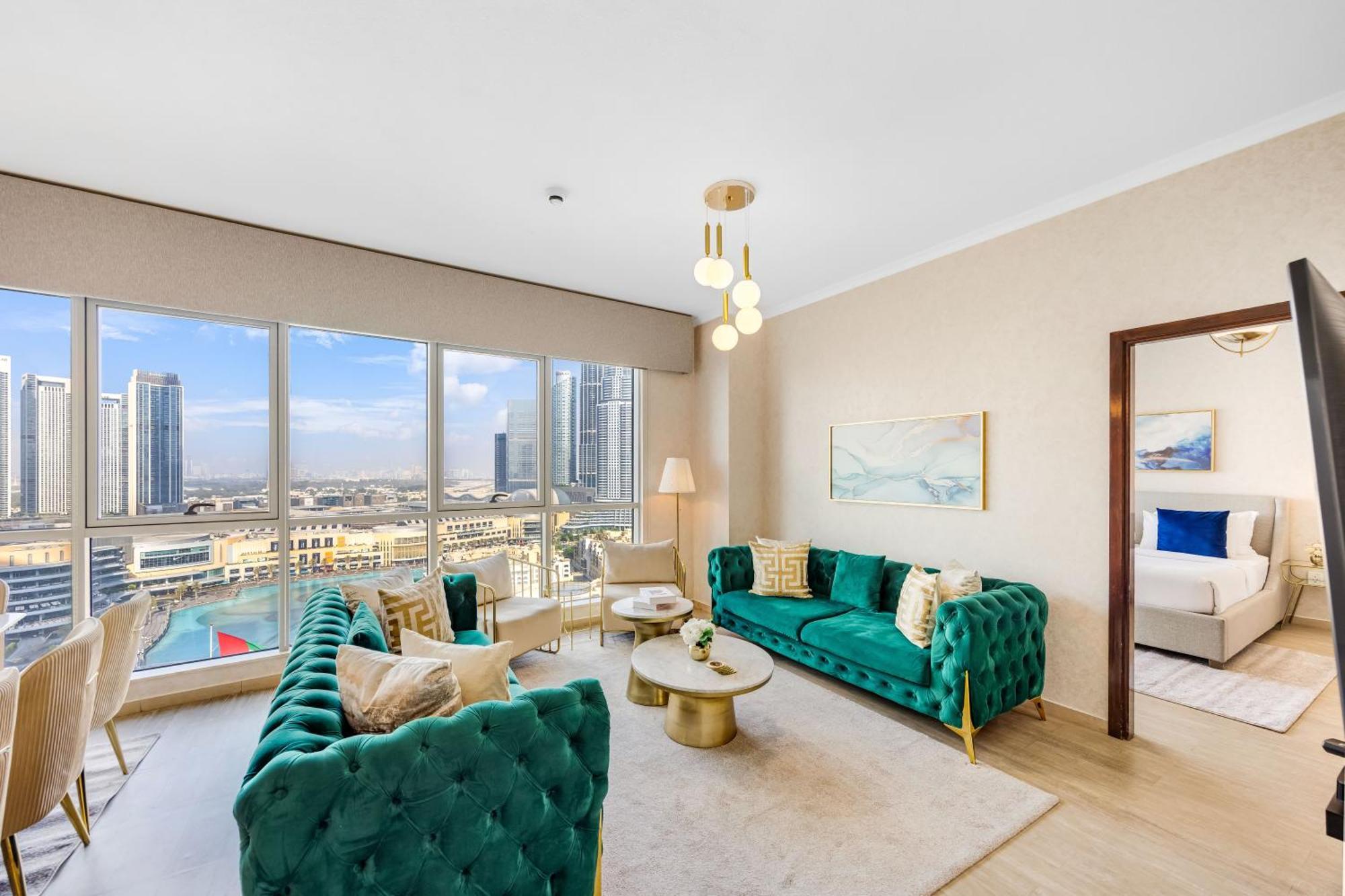 Apartment Durrani Homes - Grandiose 5br Besides Mall With Burjkhalifa And Fountain View Dubai