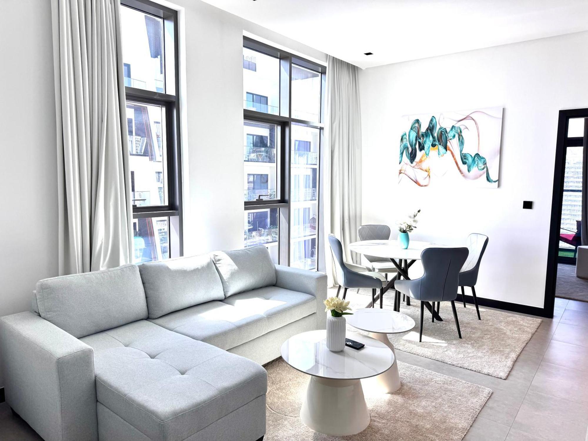 Luxury With Burj Khalifa View, Balcony Netflix Wehome Premium