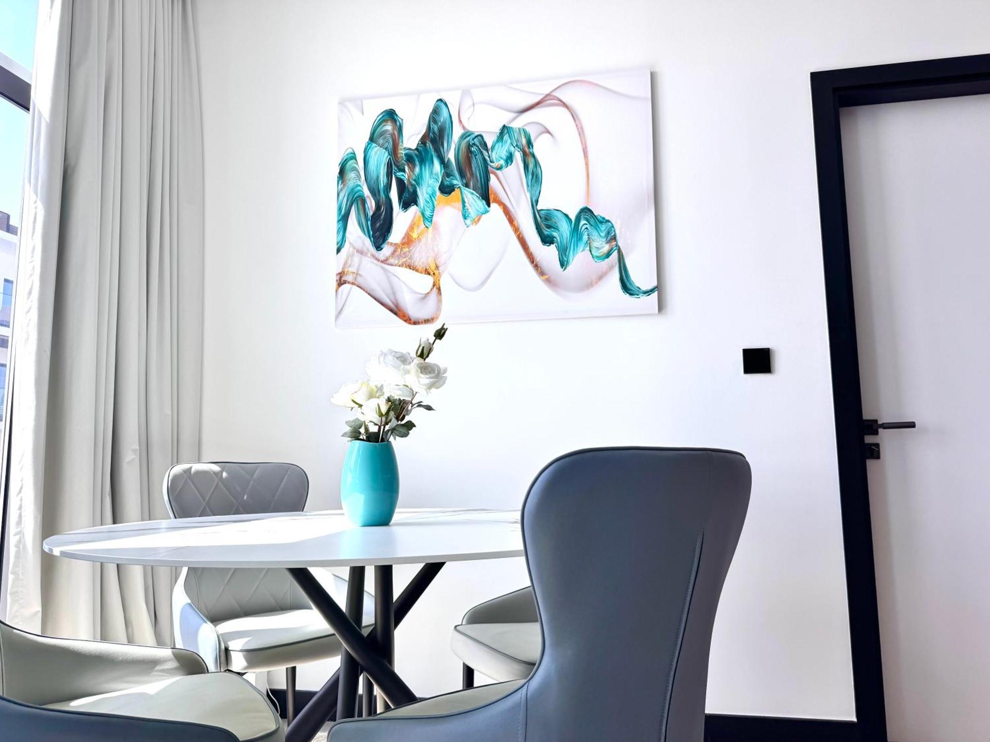 Luxury With Burj Khalifa View, Balcony Netflix Wehome Premium Apartment