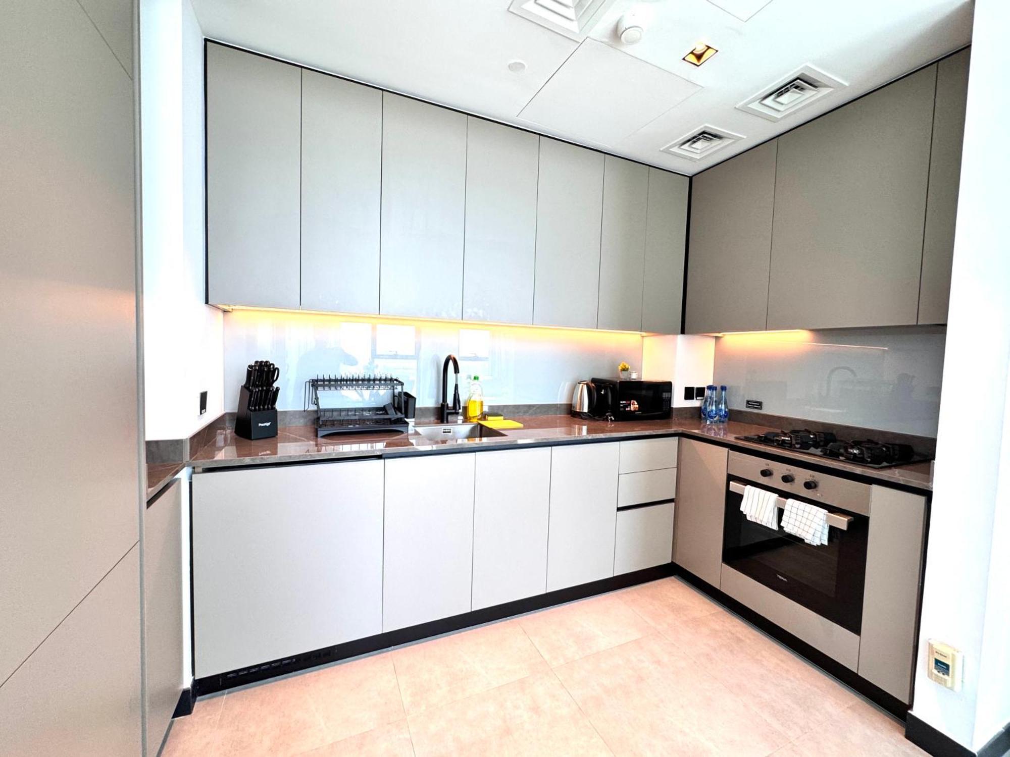 Luxury With Burj Khalifa View, Balcony Netflix Wehome Premium Apartment Dubai
