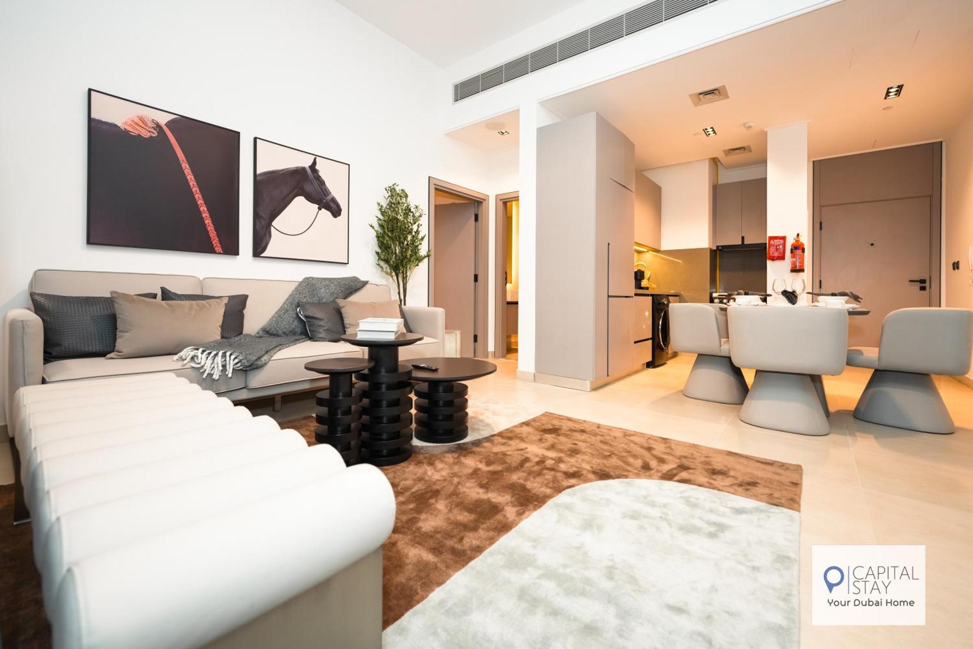 Apartment Luxurious 1br Retreat - Stylish In Meydan Dubai