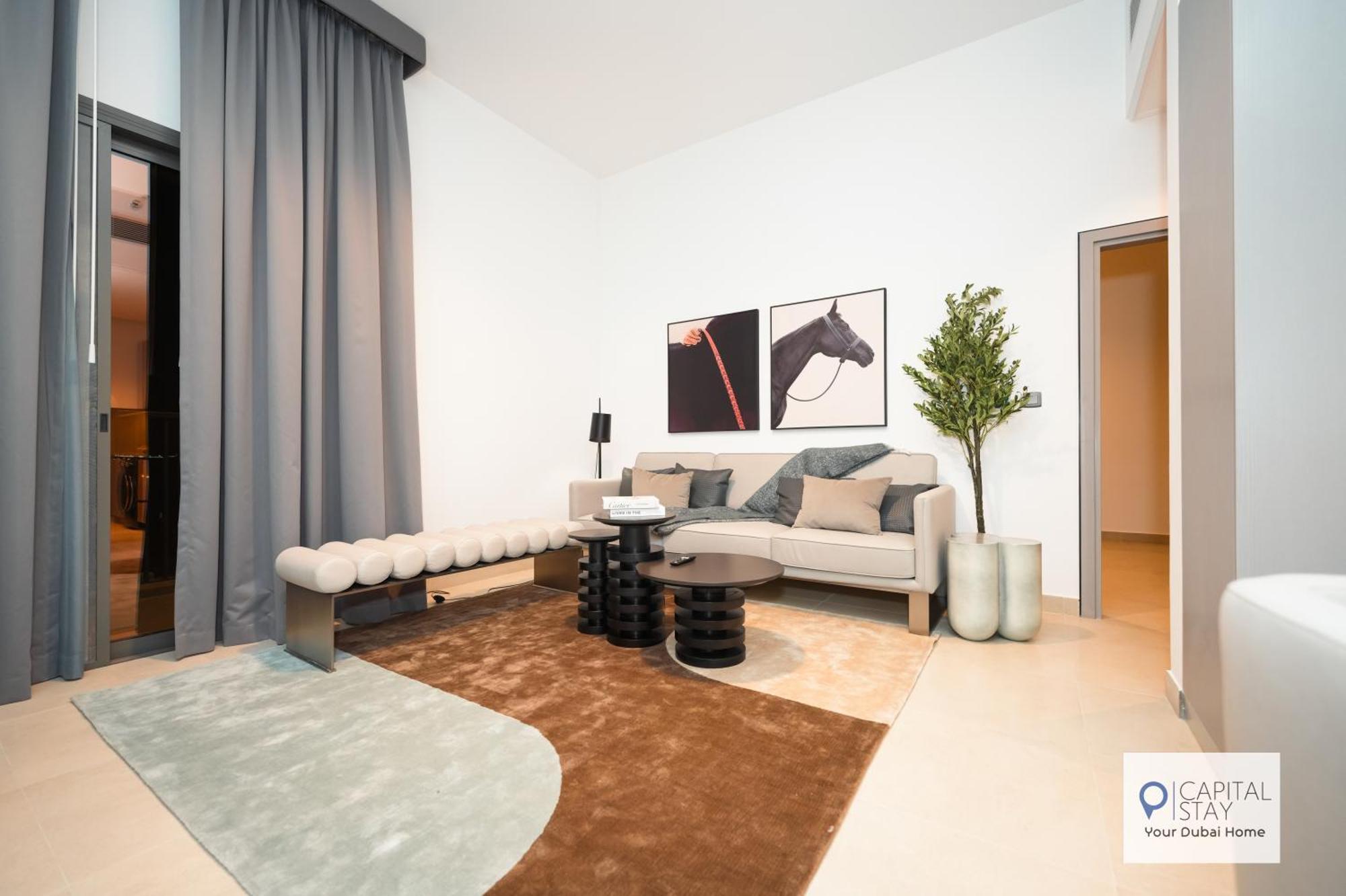 Luxurious 1br Retreat - Stylish In Meydan Apartment