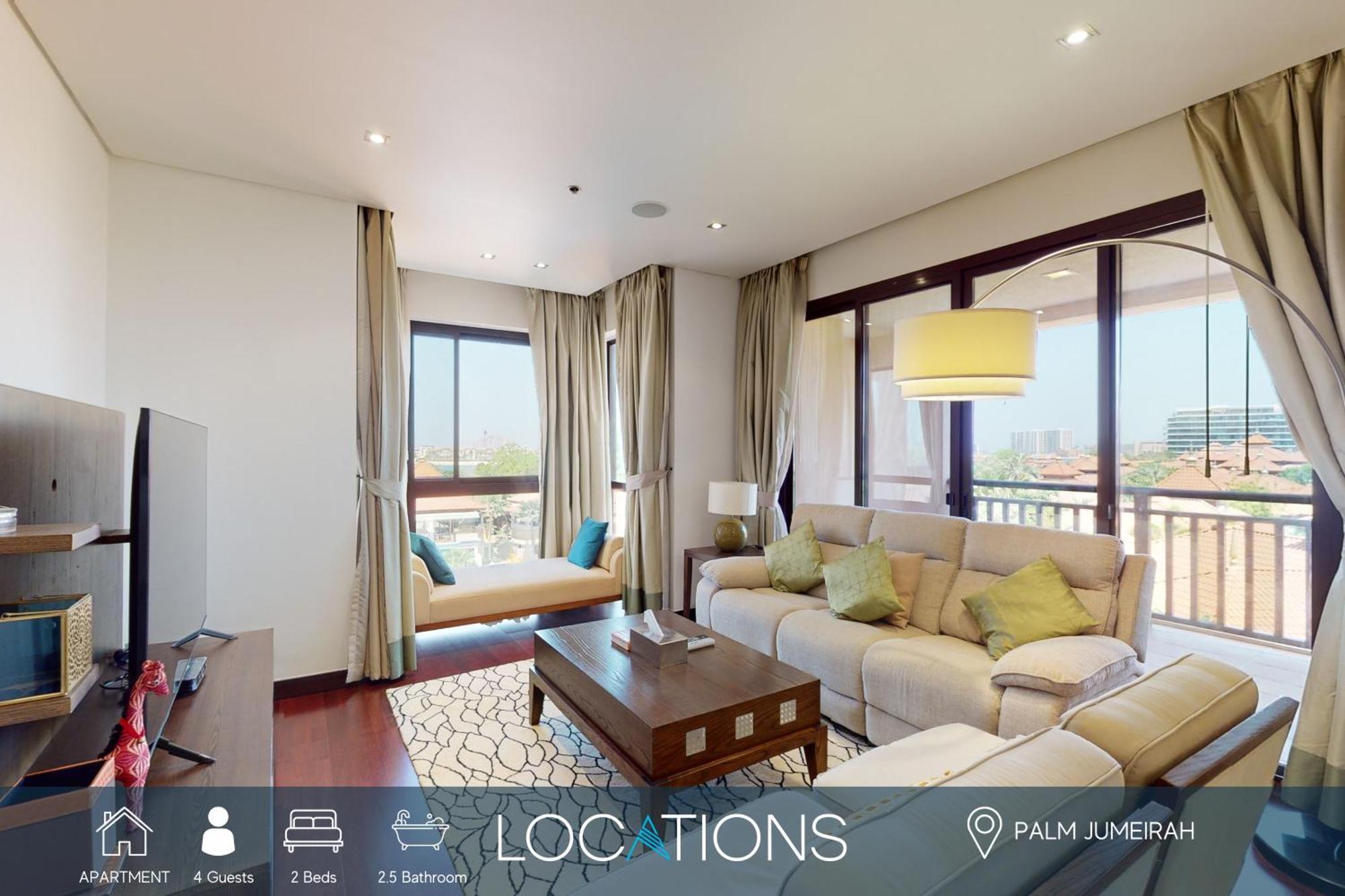 Royal Amwaj South, Palm Jumeirah - Calm Two Bedroom